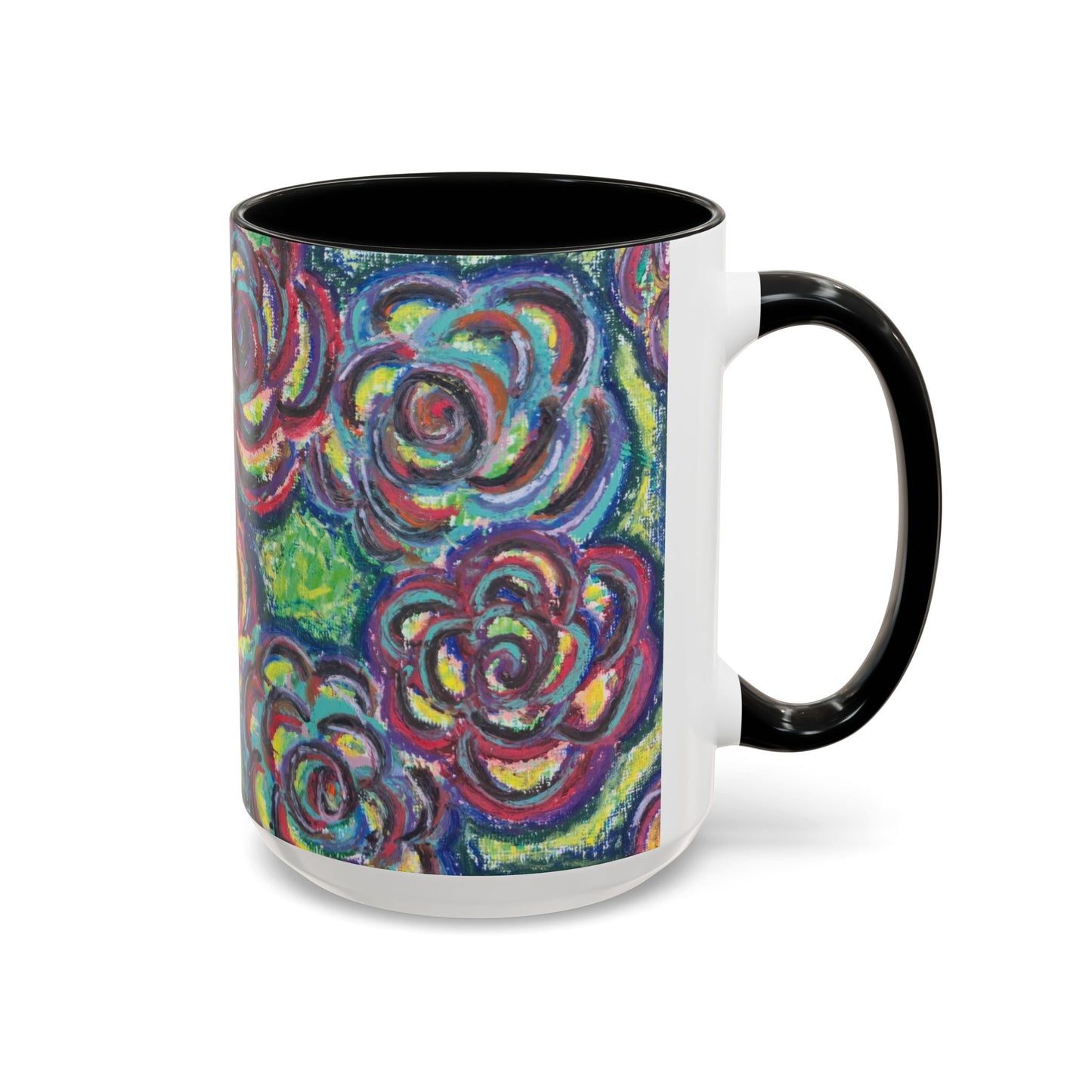 Art Accent Mug - Garden Roses