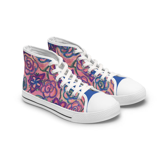 Art High Top Sneakers - Mystical Roses