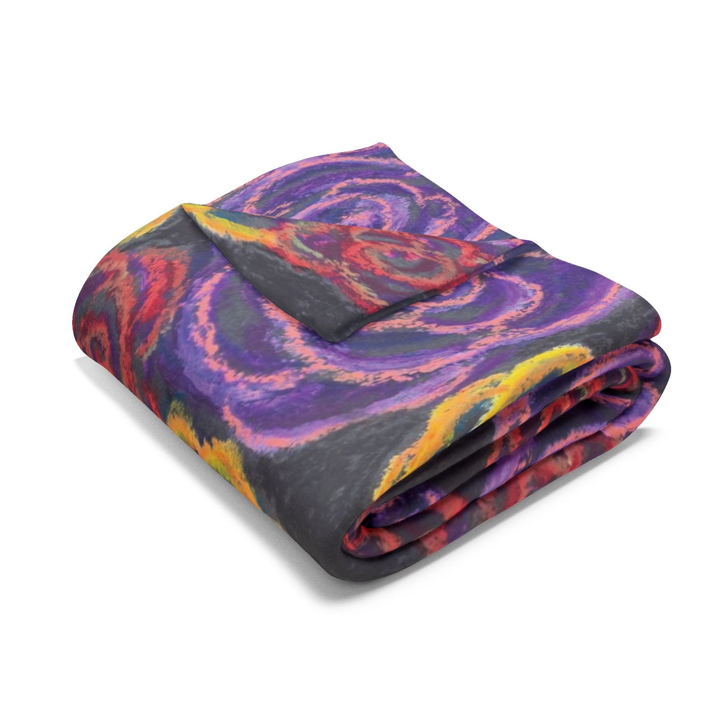 Art Fleece Blanket - Midnight Roses