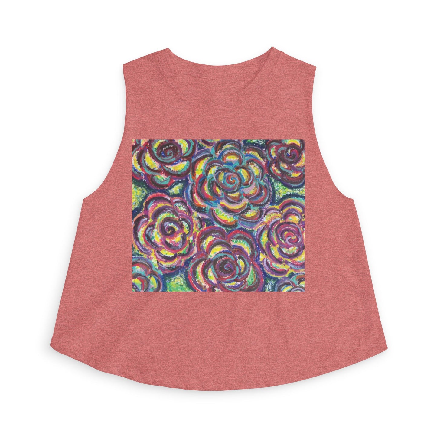 Art Women's Crop Top - Garden Roses
