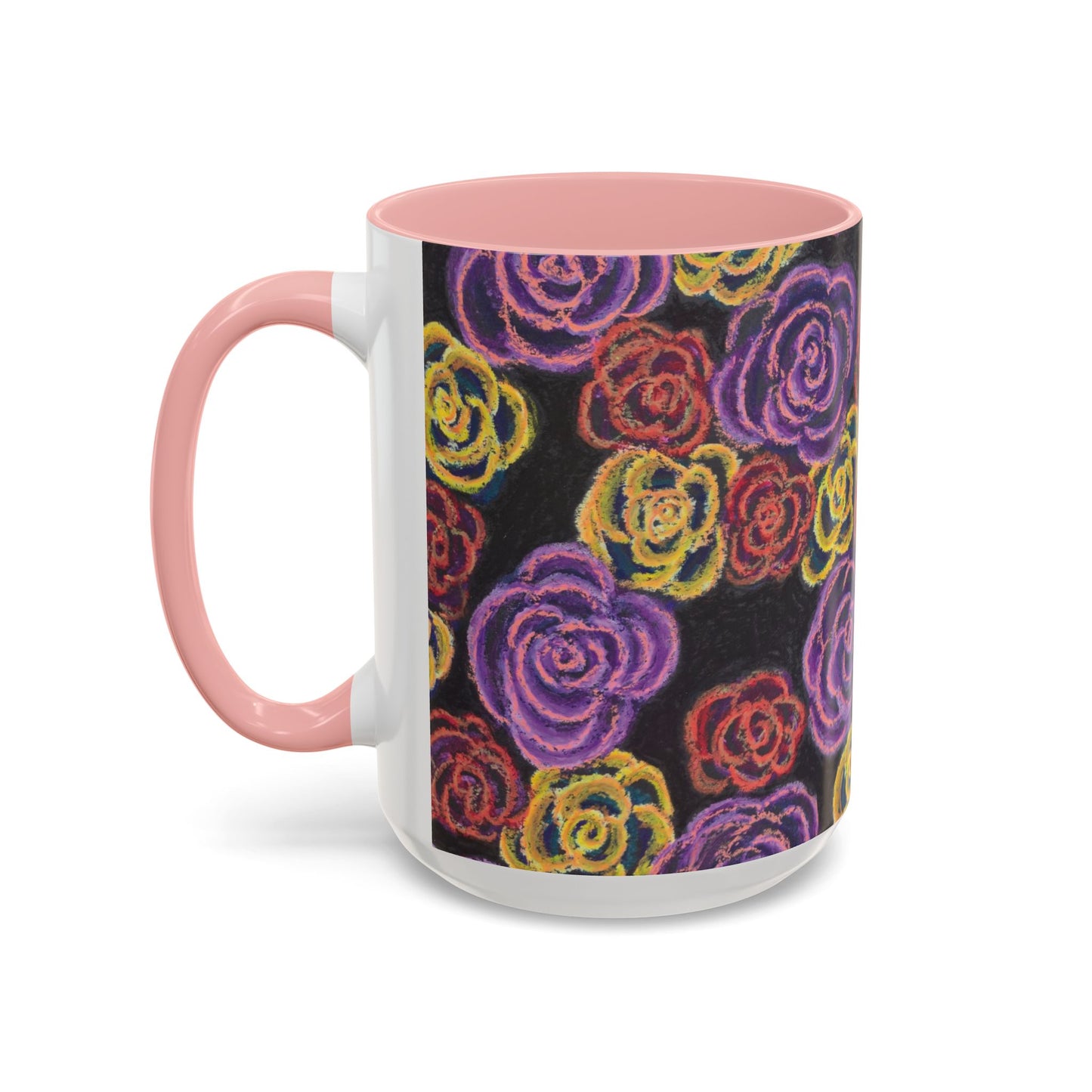 Art Accent Mug - Midnight Roses