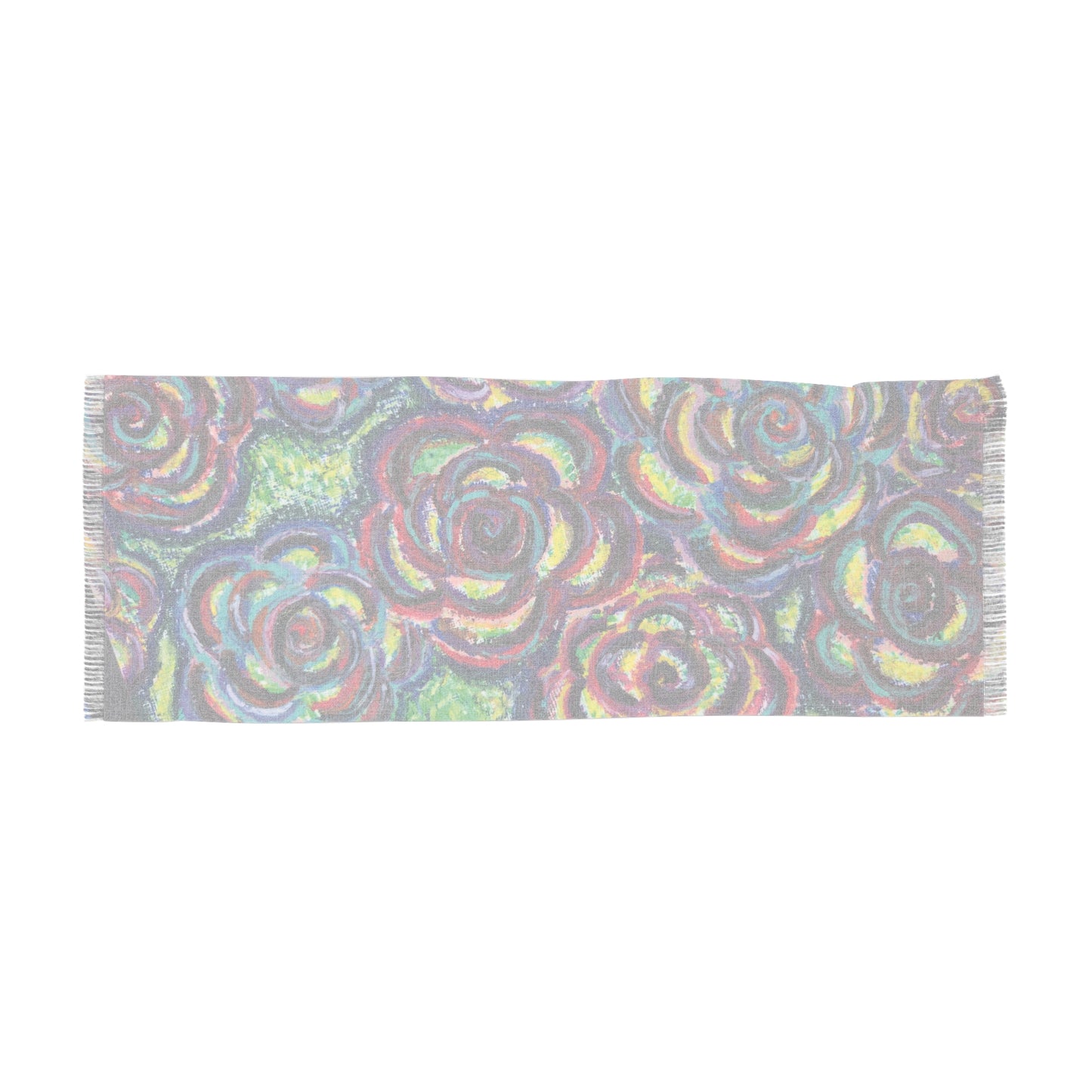 Art Scarf - Garden Roses
