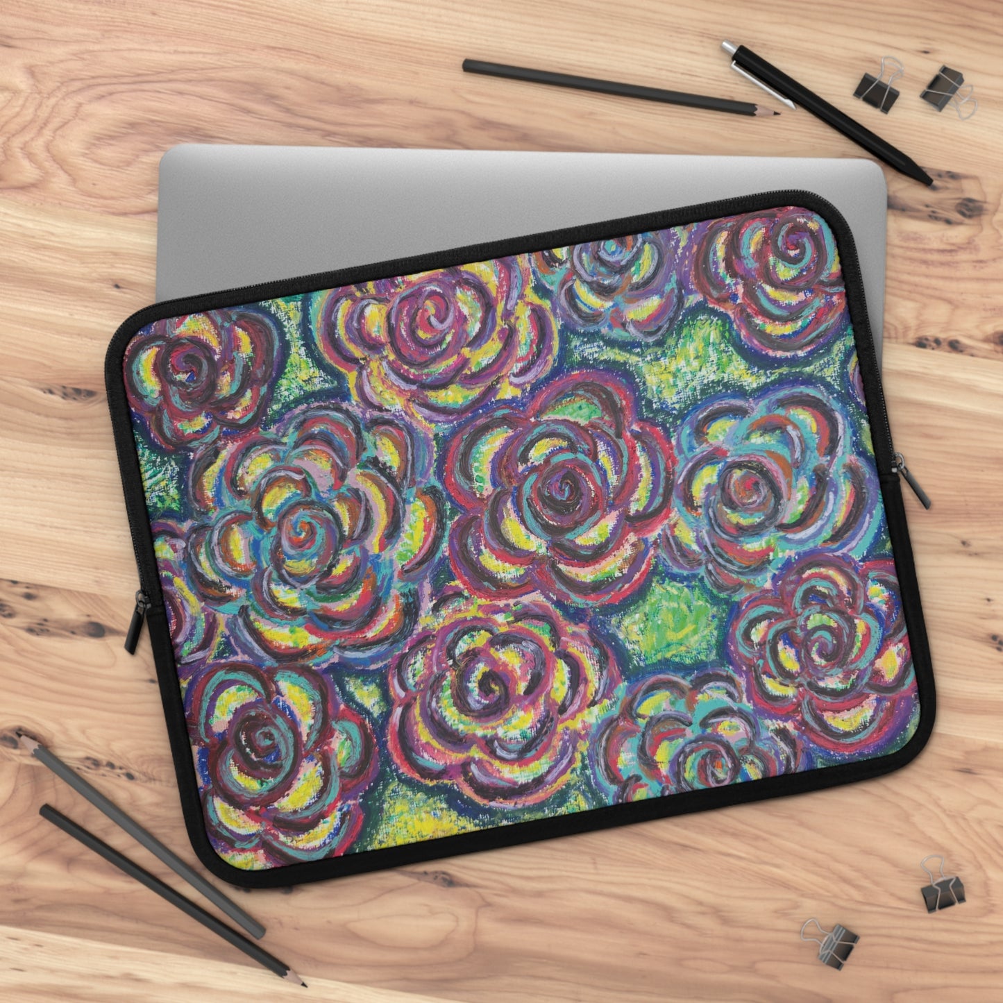 Art Laptop/Tablet Sleeve - Garden Roses
