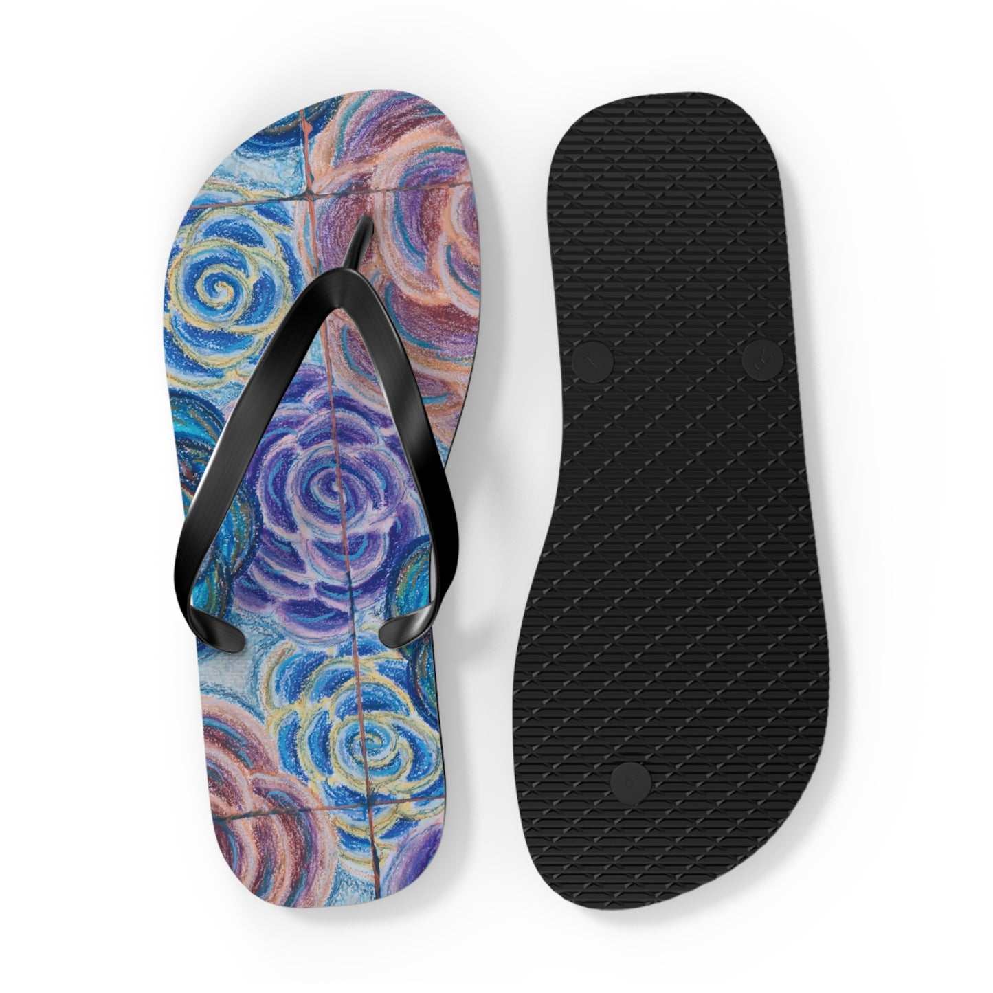Art Flip Flops - Hometown Roses