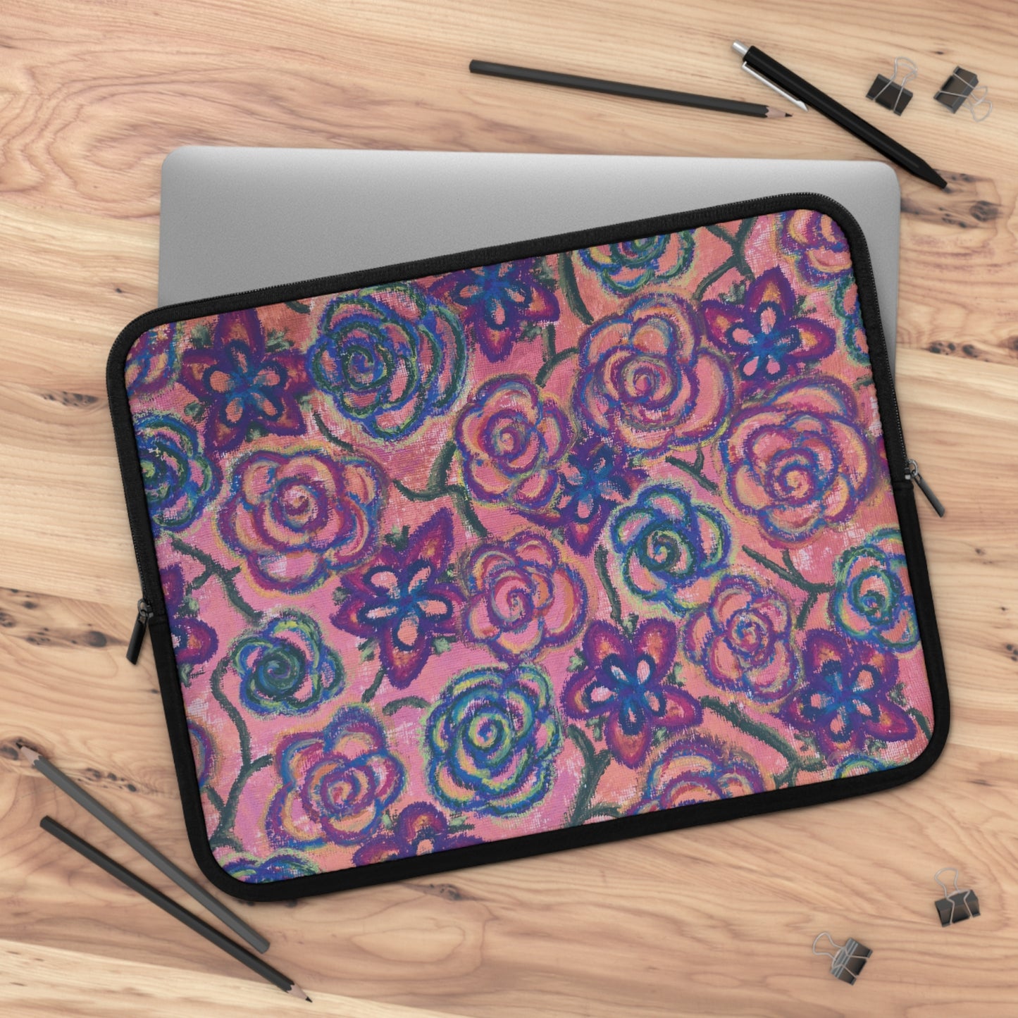 Art Laptop/Tablet Sleeve - Mystical Roses