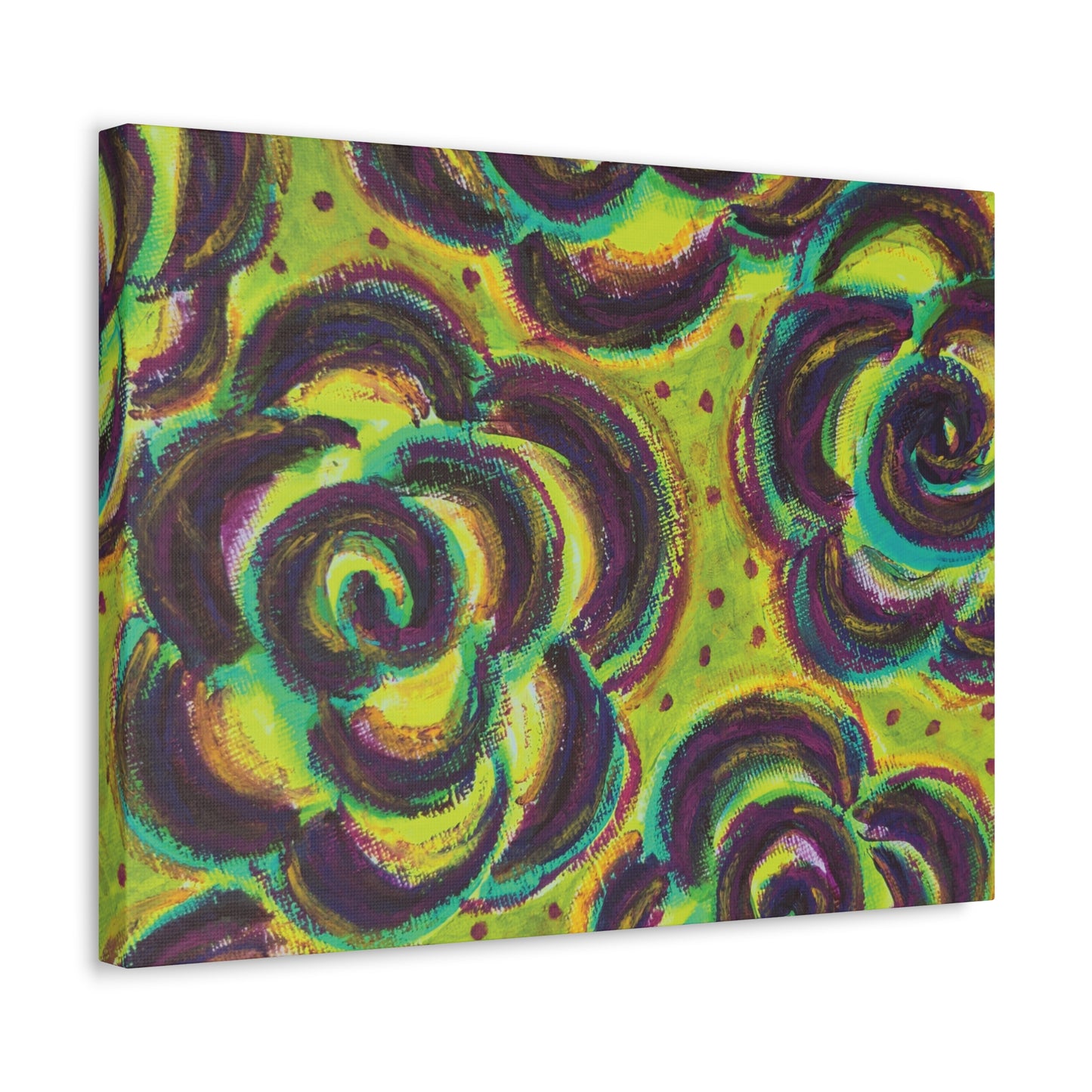 Art Canvas - Peridot Roses