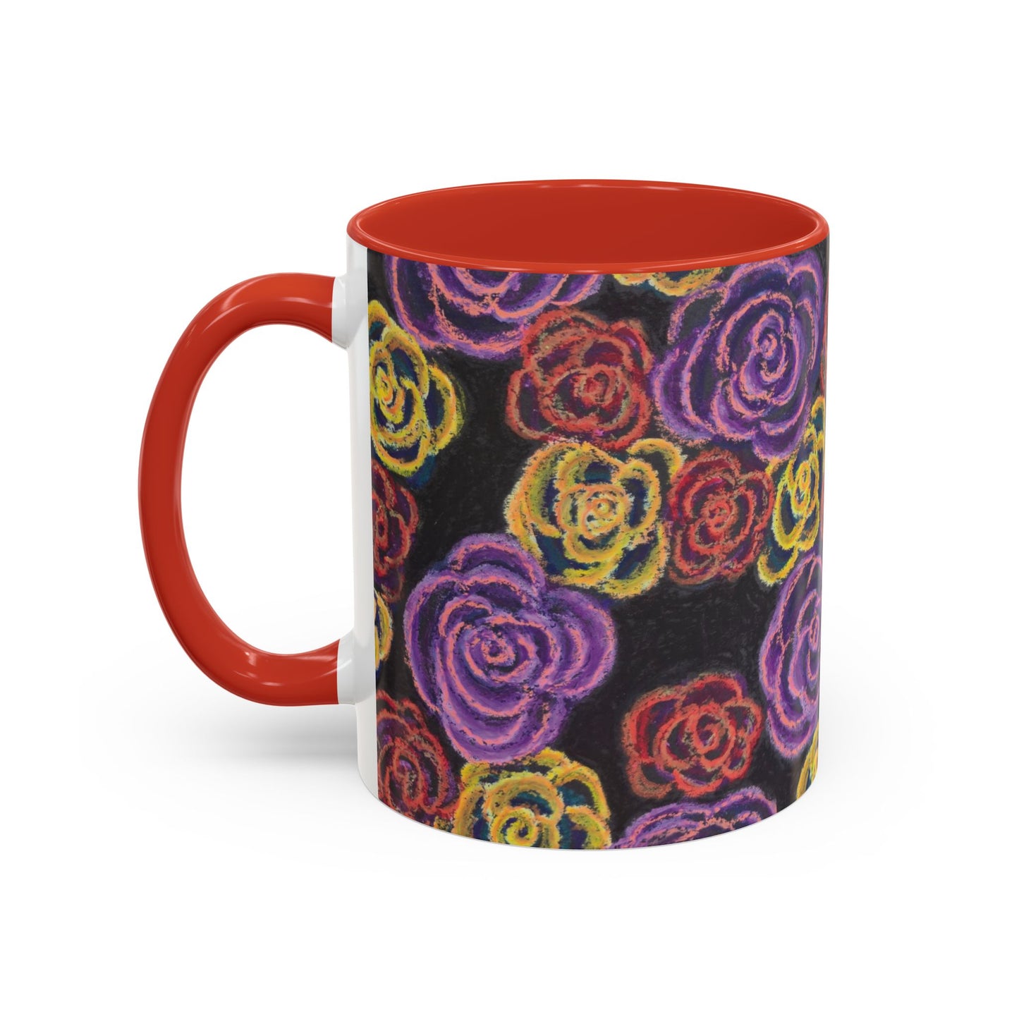 Art Accent Mug - Midnight Roses