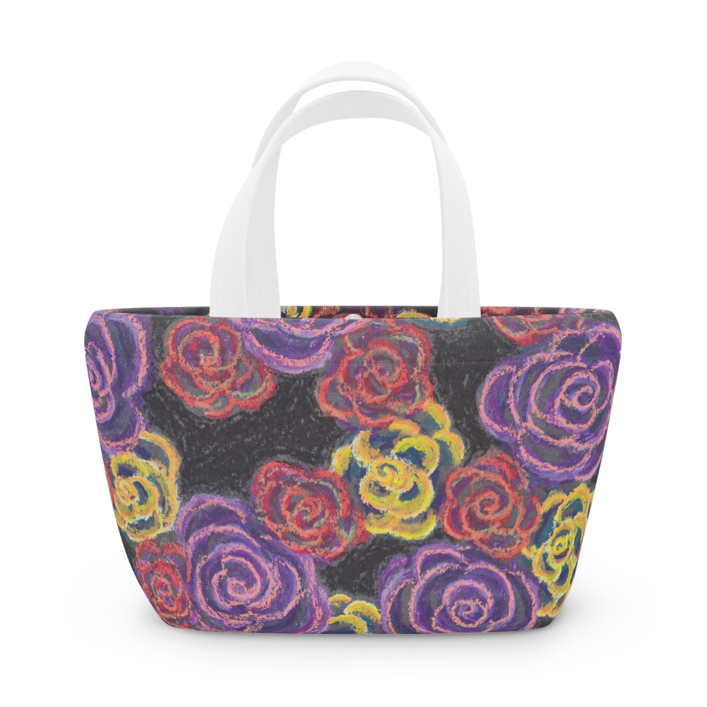 Art Lunch Bag - Midnight Roses
