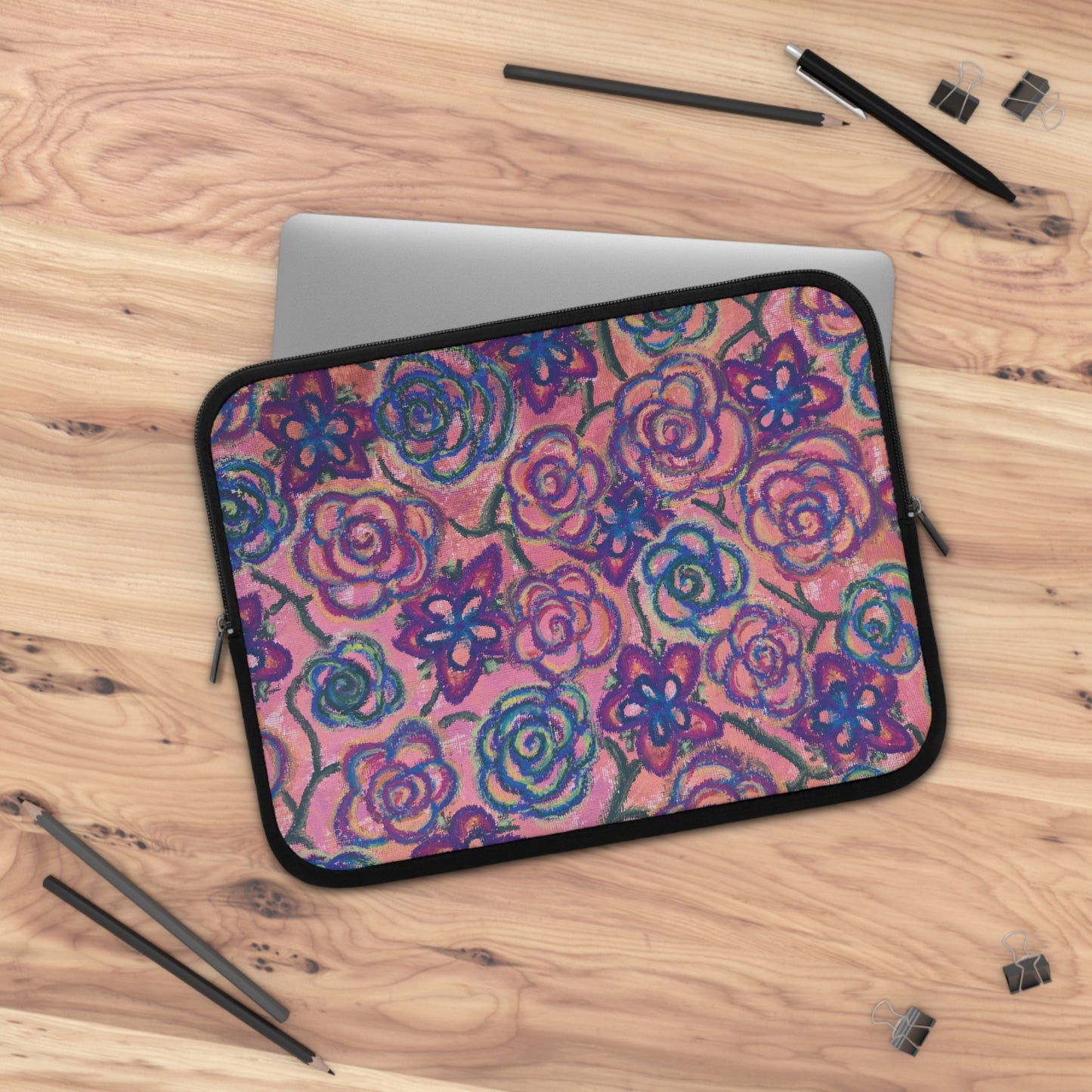 Art Laptop/Tablet Sleeve - Mystical Roses