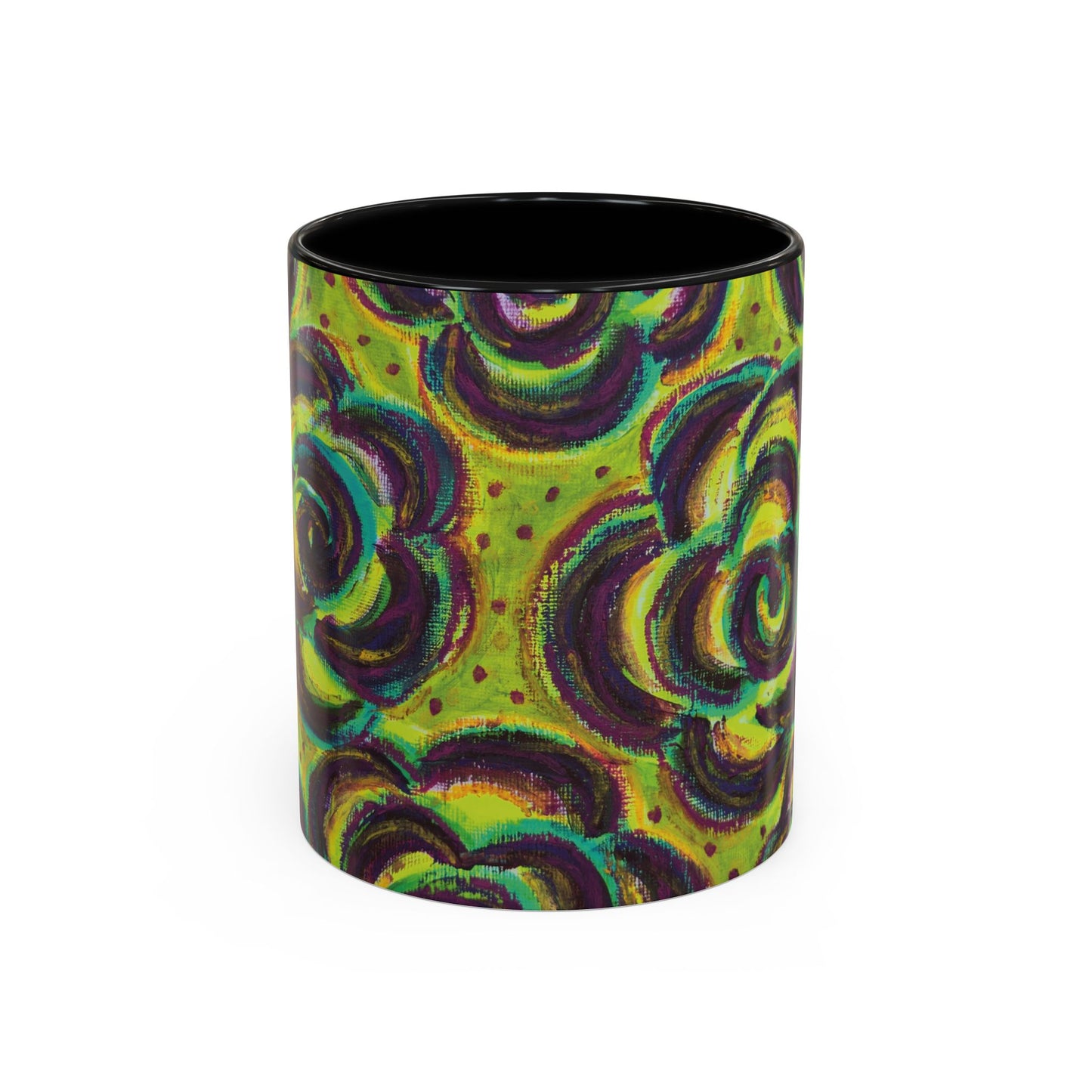 Art Accent Mug -  Peridot Roses