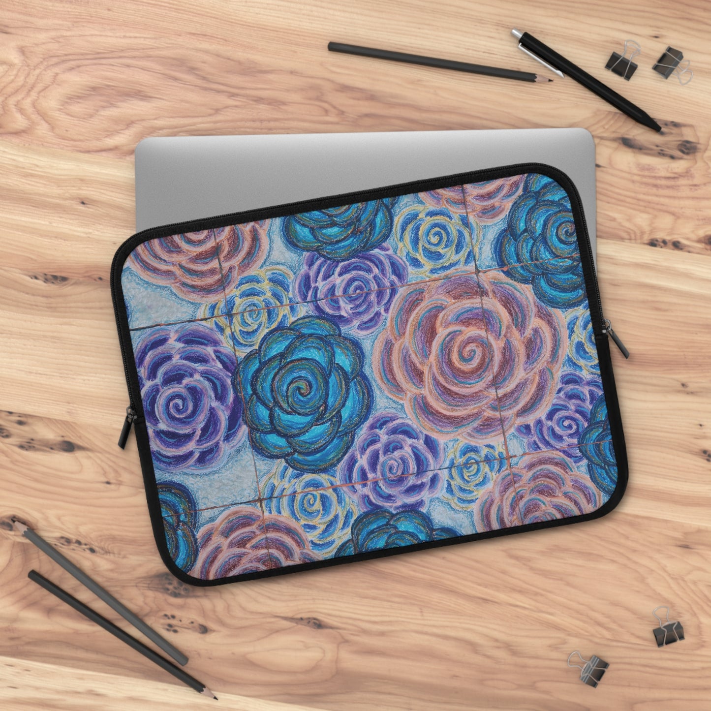 Art Laptop/Tablet Sleeve - Hometown Roses