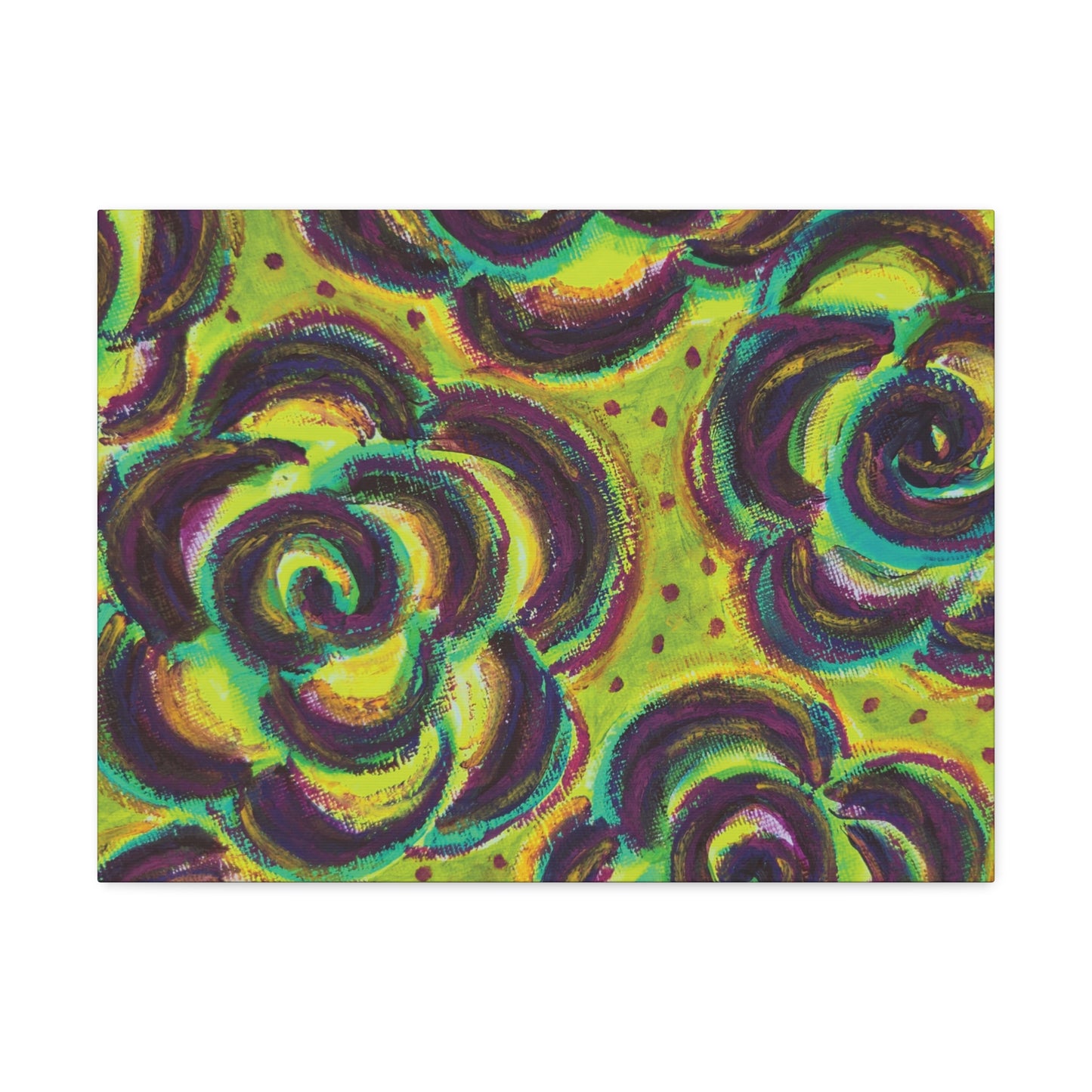 Art Canvas - Peridot Roses