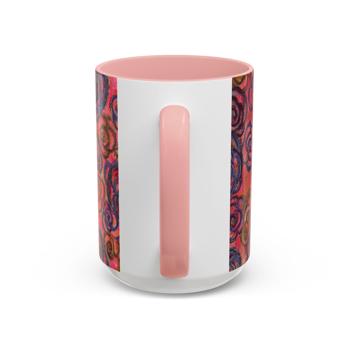 Art Accent Mug - Electric Pink Roses