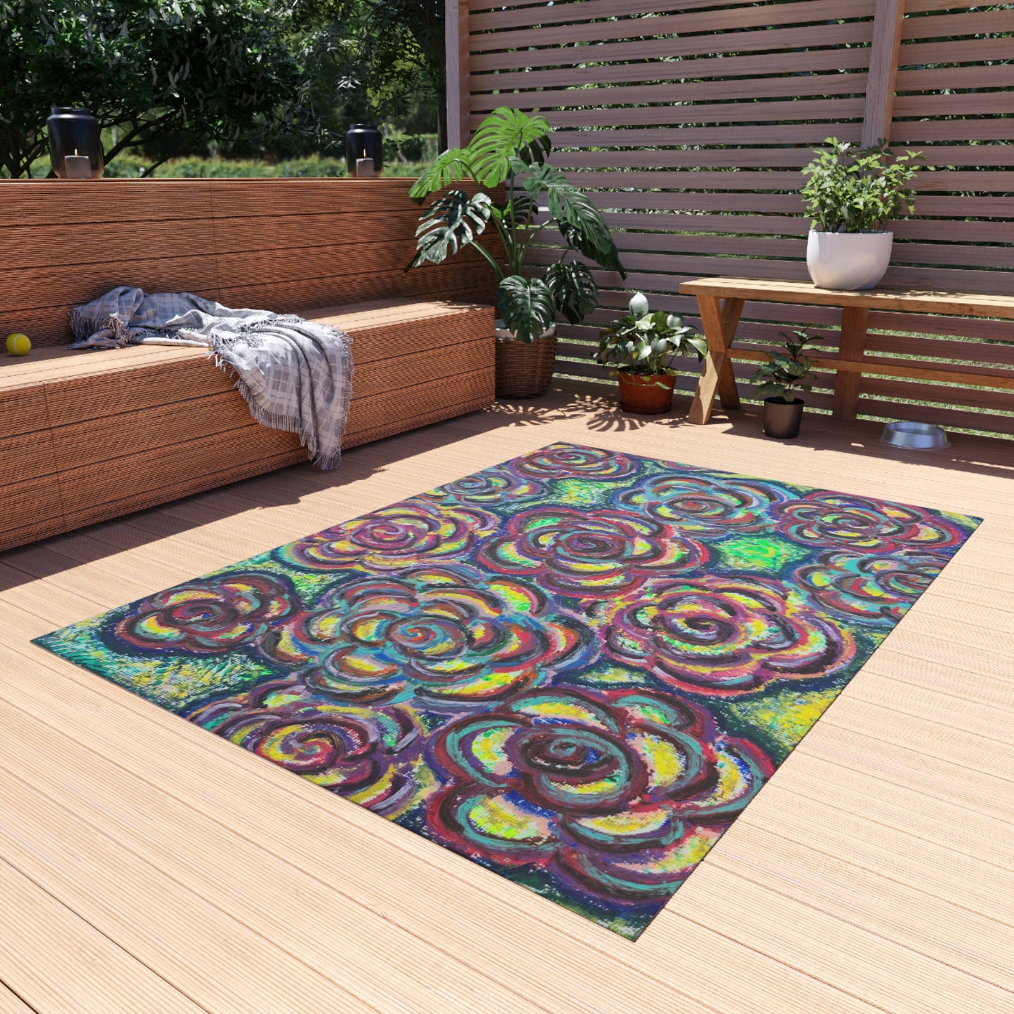 Art Rug - Garden Roses