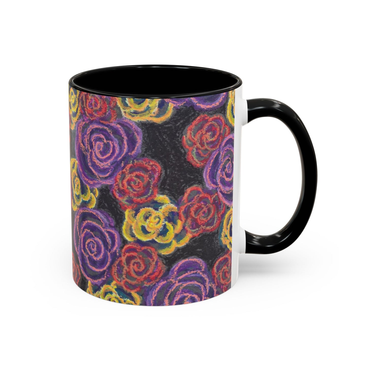 Art Accent Mug - Midnight Roses