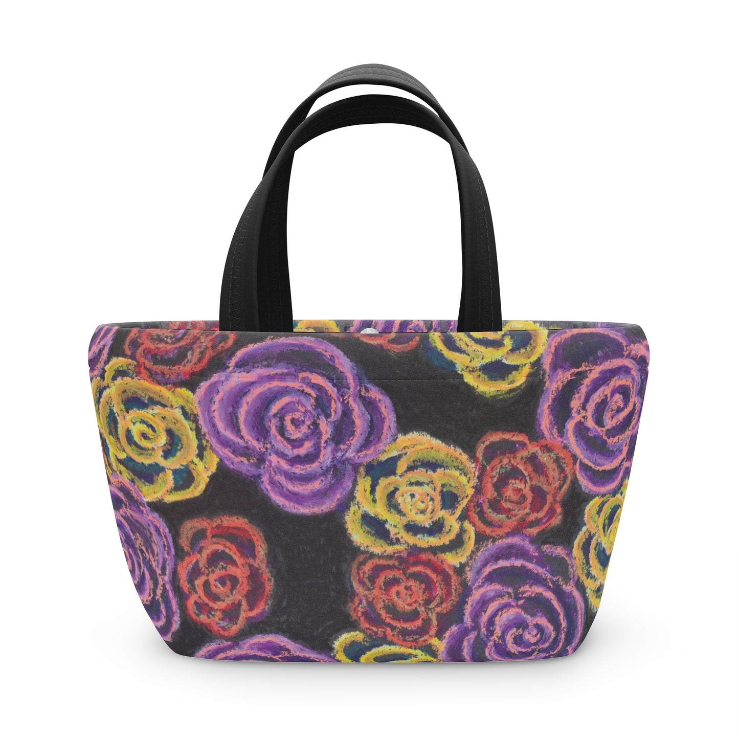 Art Lunch Bag - Midnight Roses