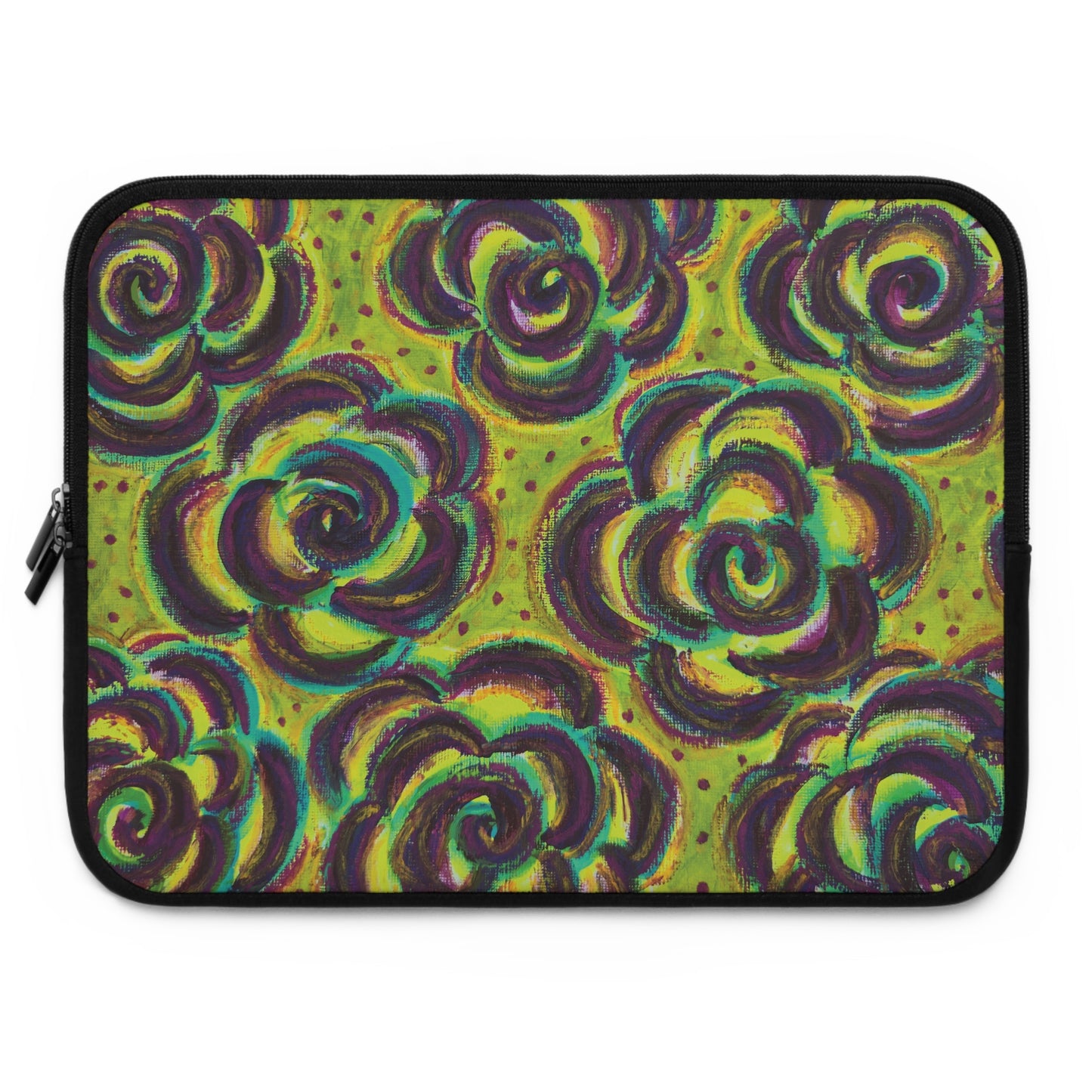 Art Laptop/Tablet Sleeve - Peridot Roses