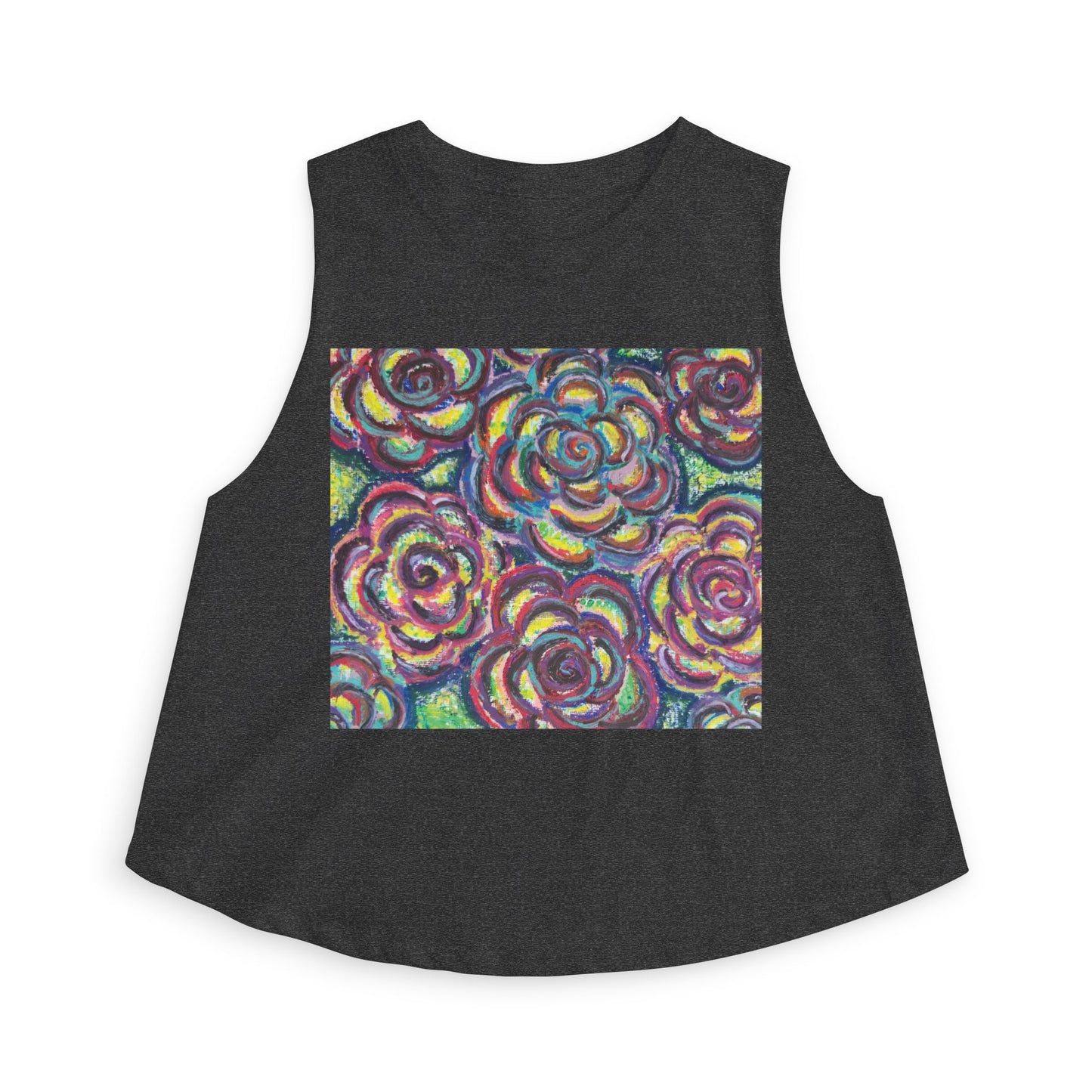 Art Women's Crop Top - Garden Roses