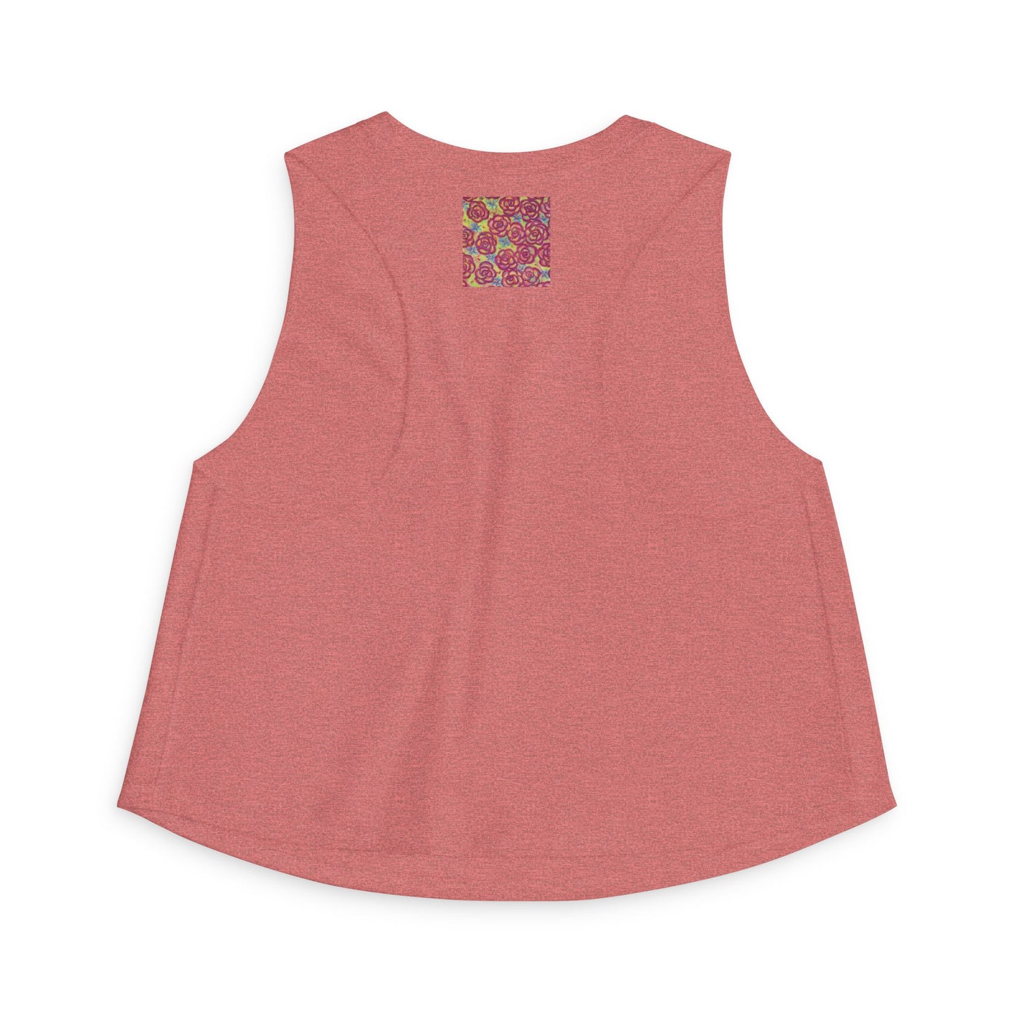 Art Women's Crop Top - Magenta Roses
