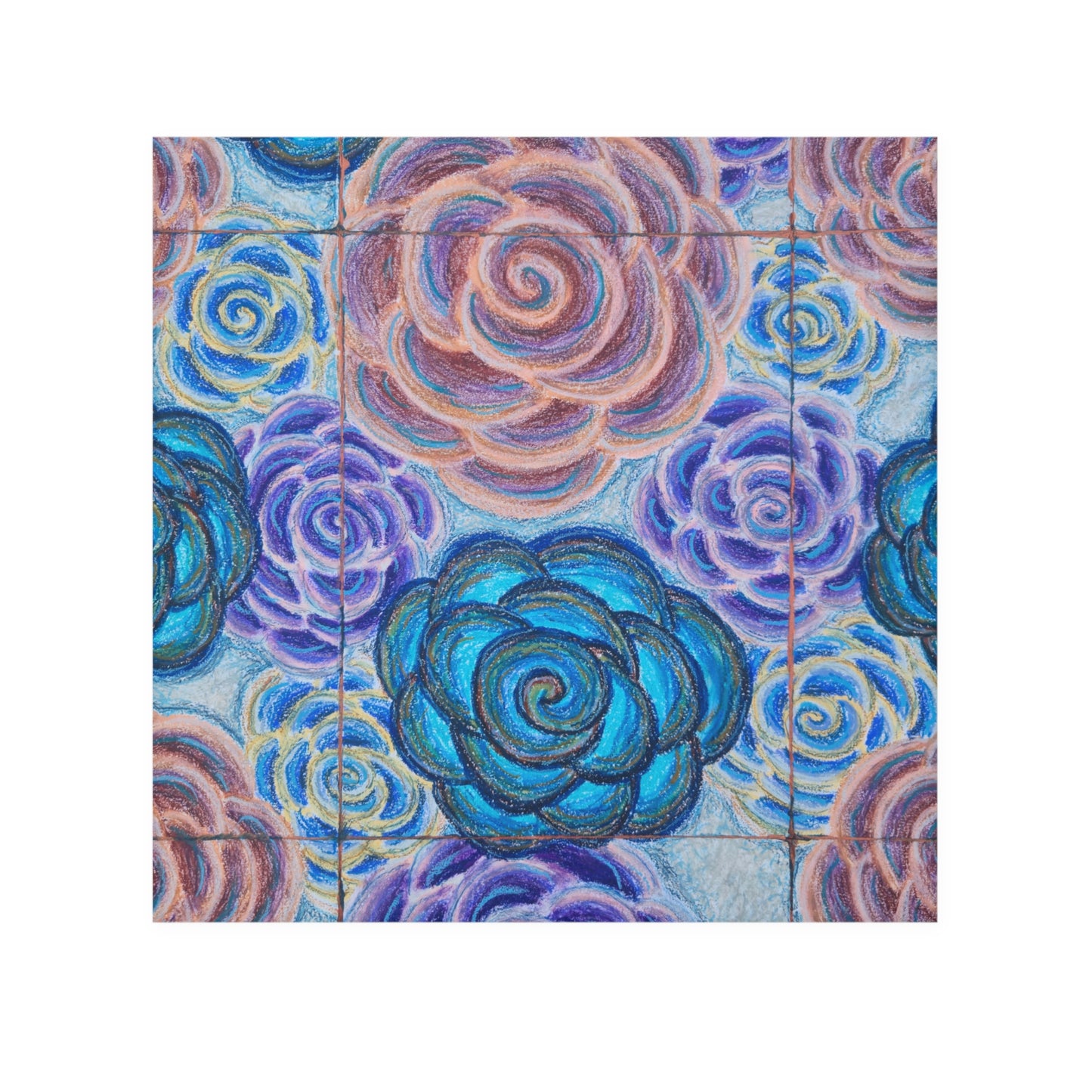 Art Face Towel - Hometown Roses