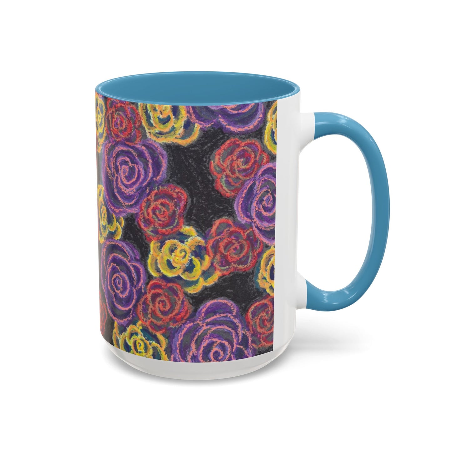 Art Accent Mug - Midnight Roses