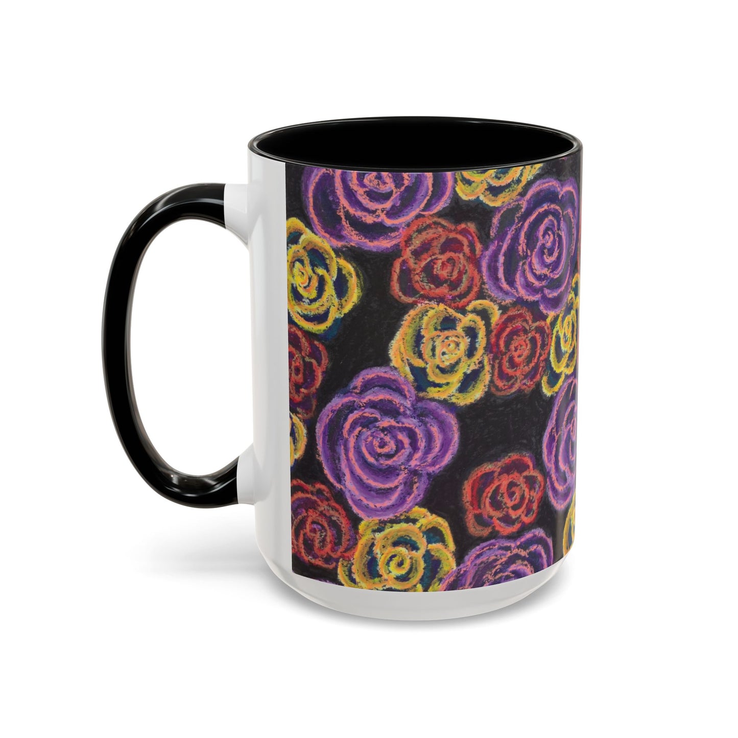 Art Accent Mug - Midnight Roses