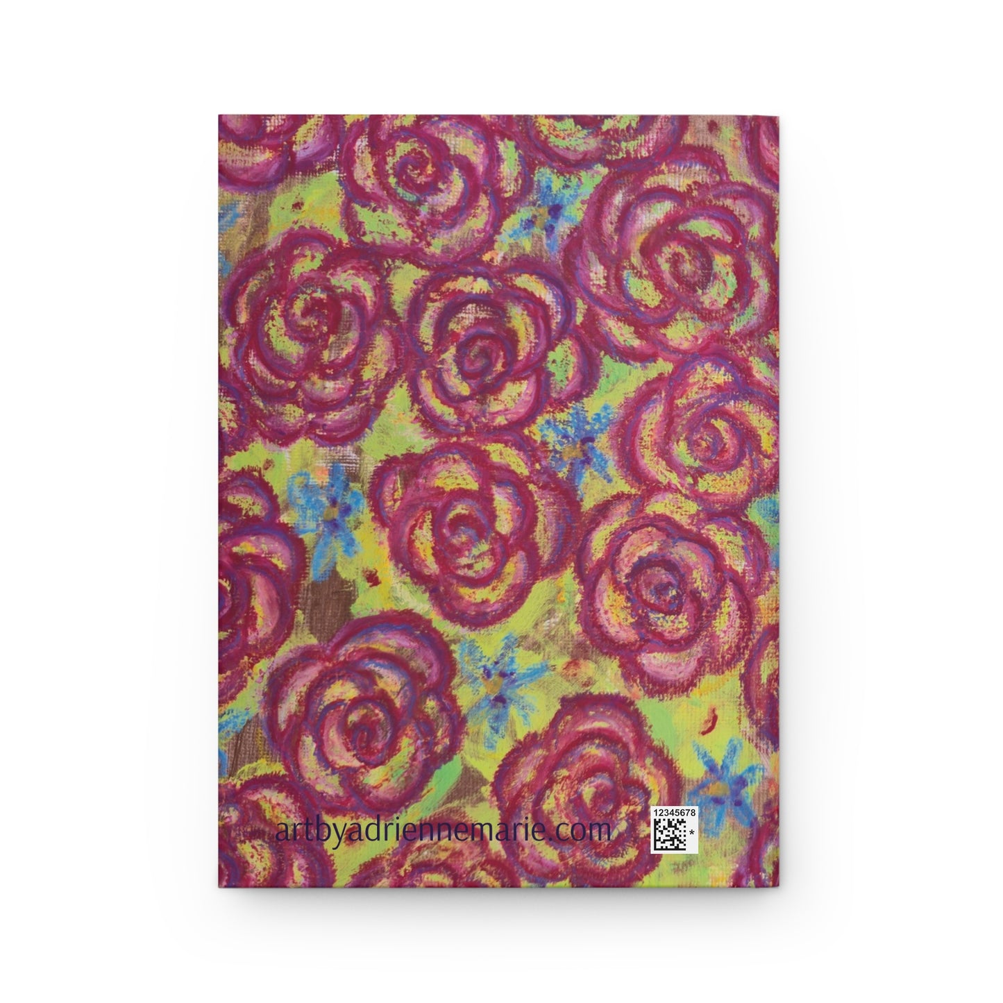 Hardcover Journal Matte - Magenta Roses