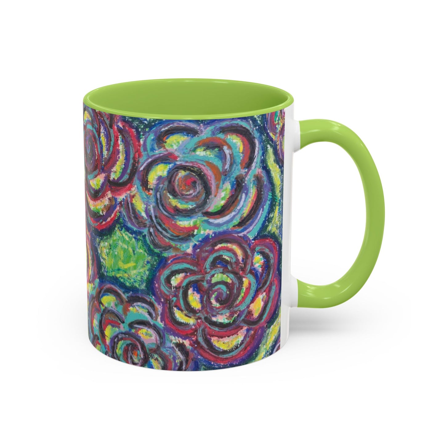 Art Accent Mug - Garden Roses