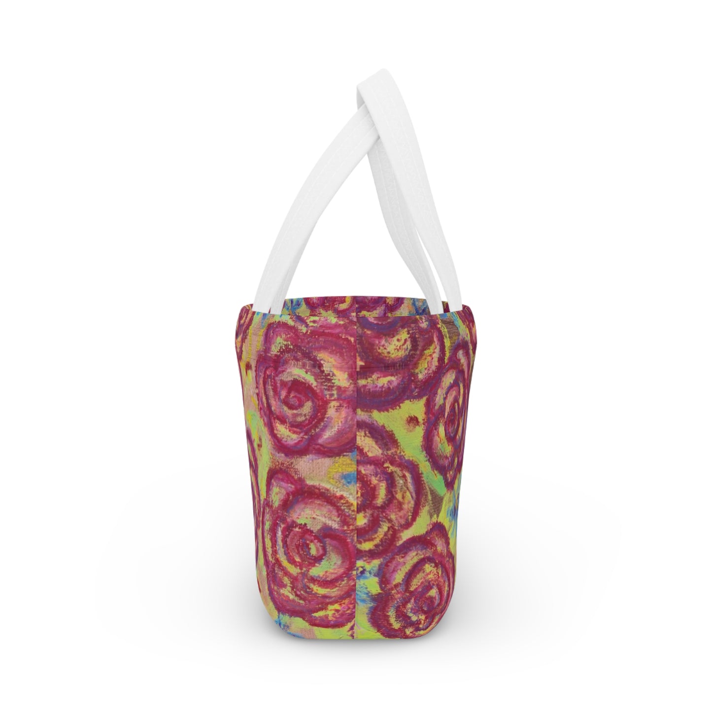 Art Lunch Bag - Magenta Roses