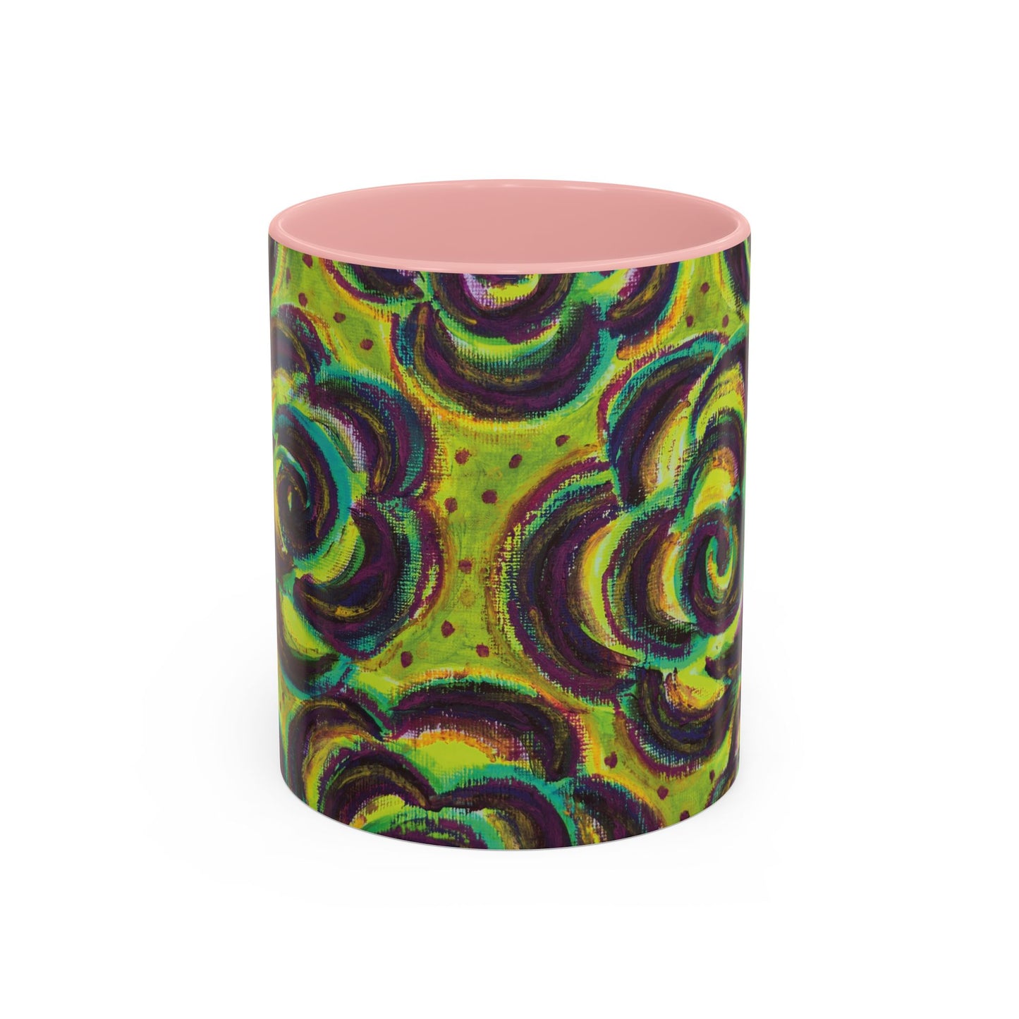 Art Accent Mug -  Peridot Roses