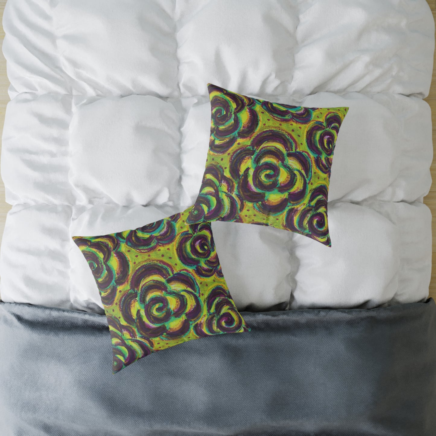 Art Pillow - Peridot Roses