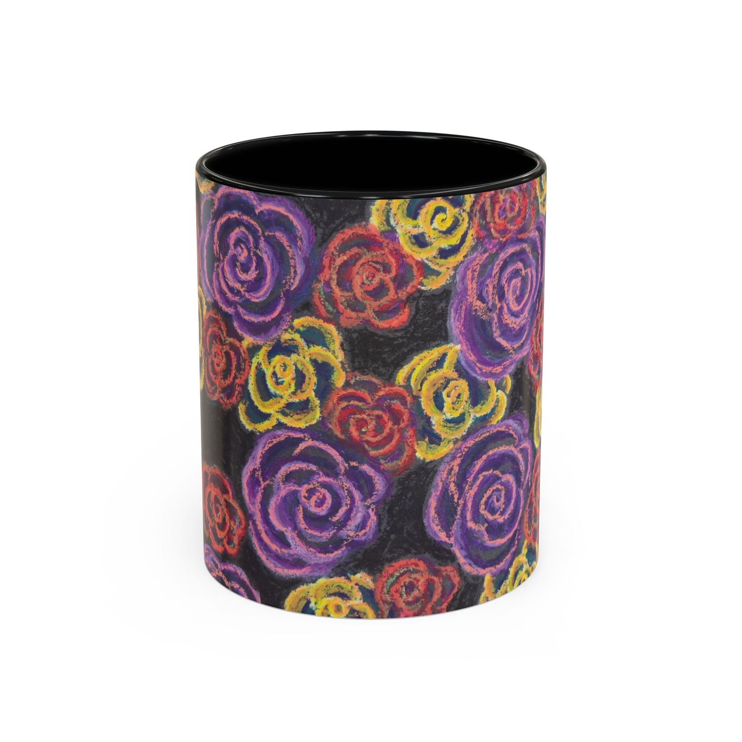 Art Accent Mug - Midnight Roses