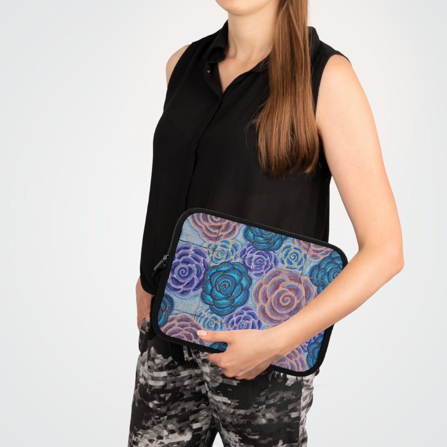 Art Laptop/Tablet Sleeve - Hometown Roses
