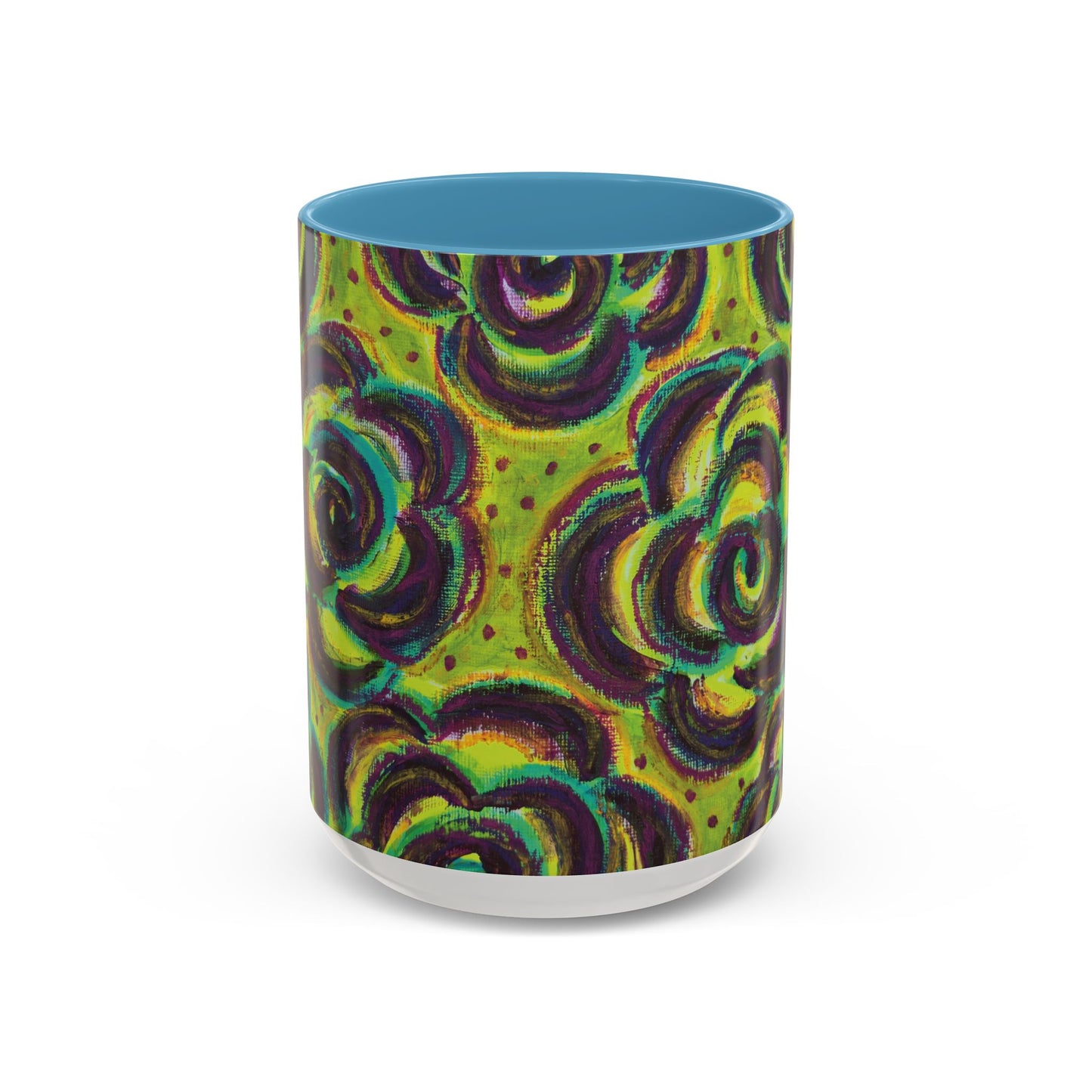 Art Accent Mug -  Peridot Roses