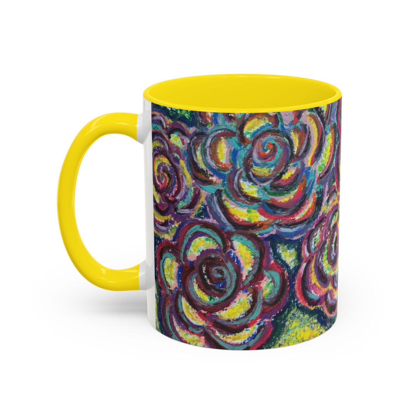 Art Accent Mug - Garden Roses