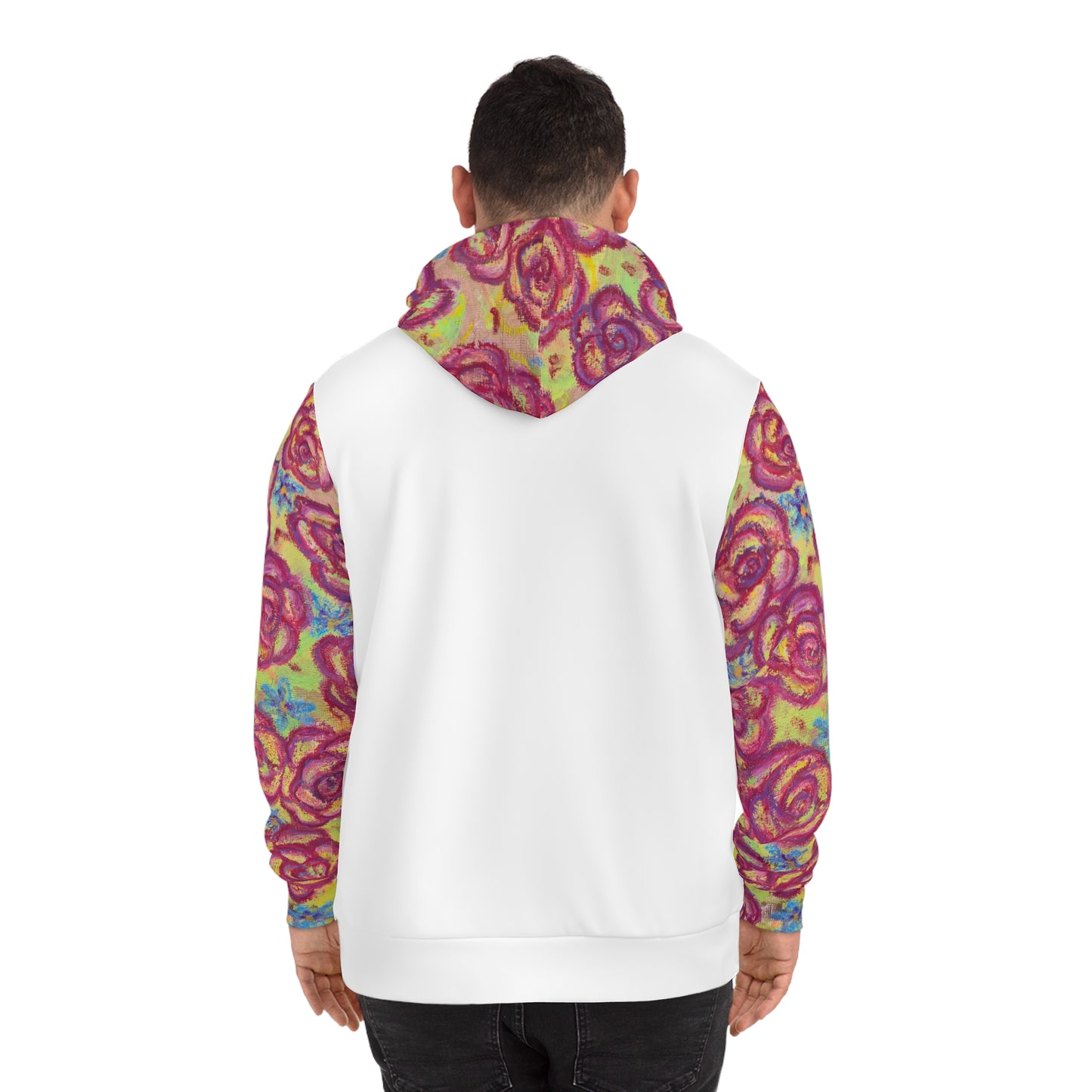 Art Hoodie - Magenta Roses