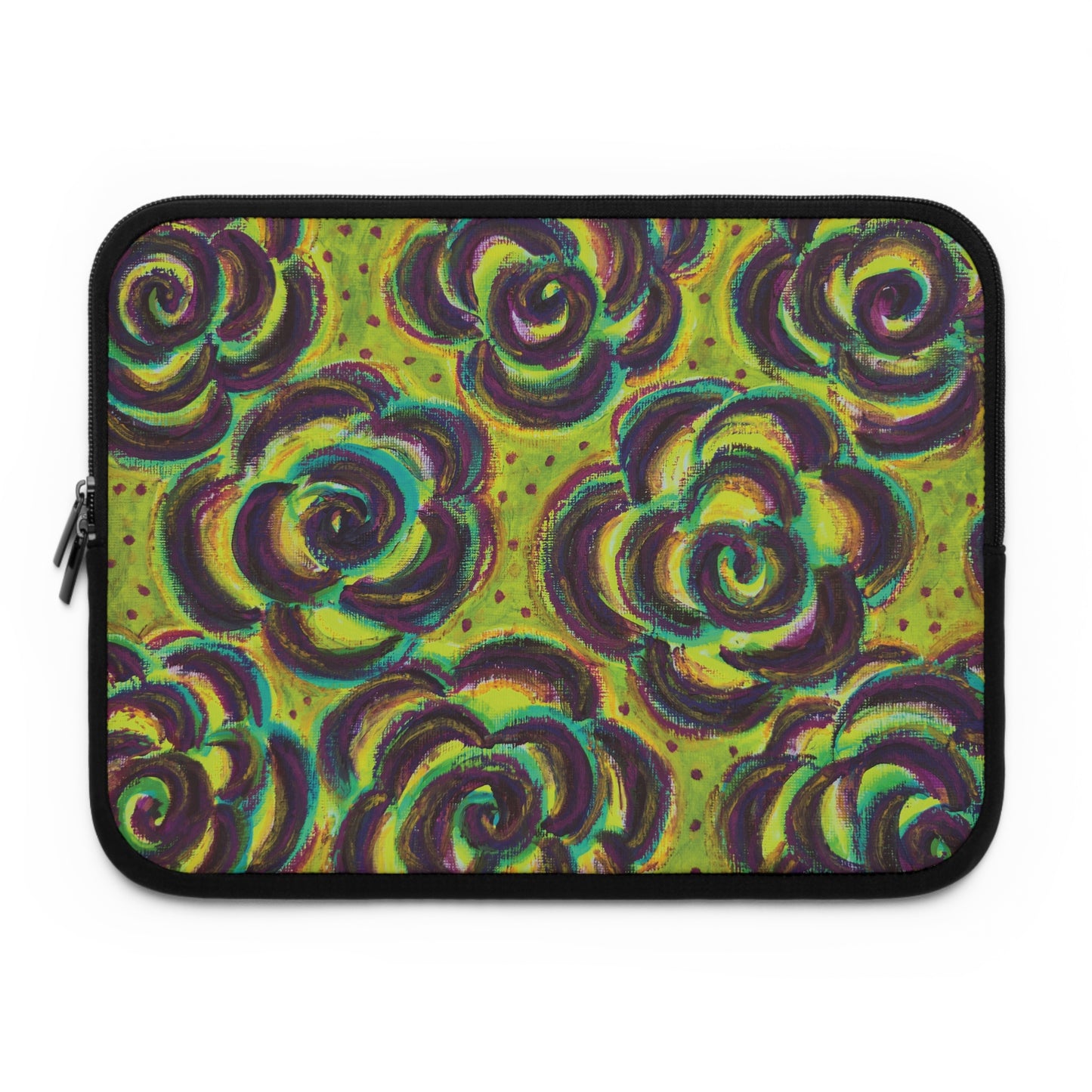 Art Laptop/Tablet Sleeve - Peridot Roses