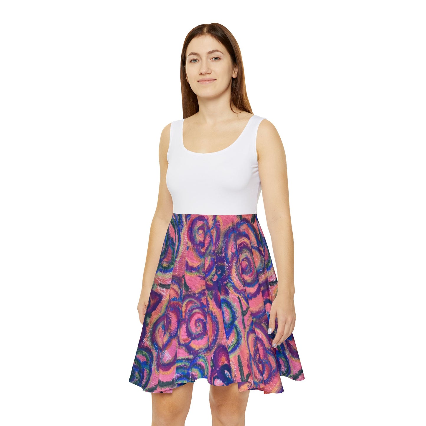 Art Skater Dress - Mystical Roses
