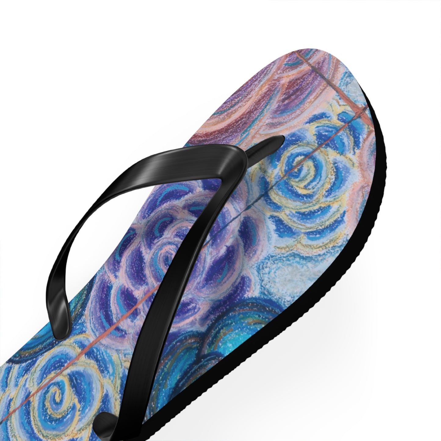 Art Flip Flops - Hometown Roses