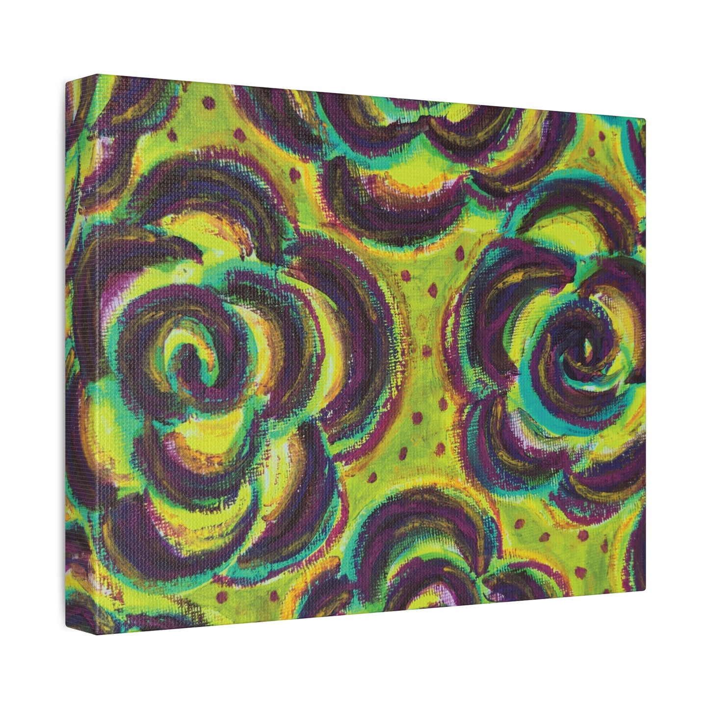 Art Canvas - Peridot Roses