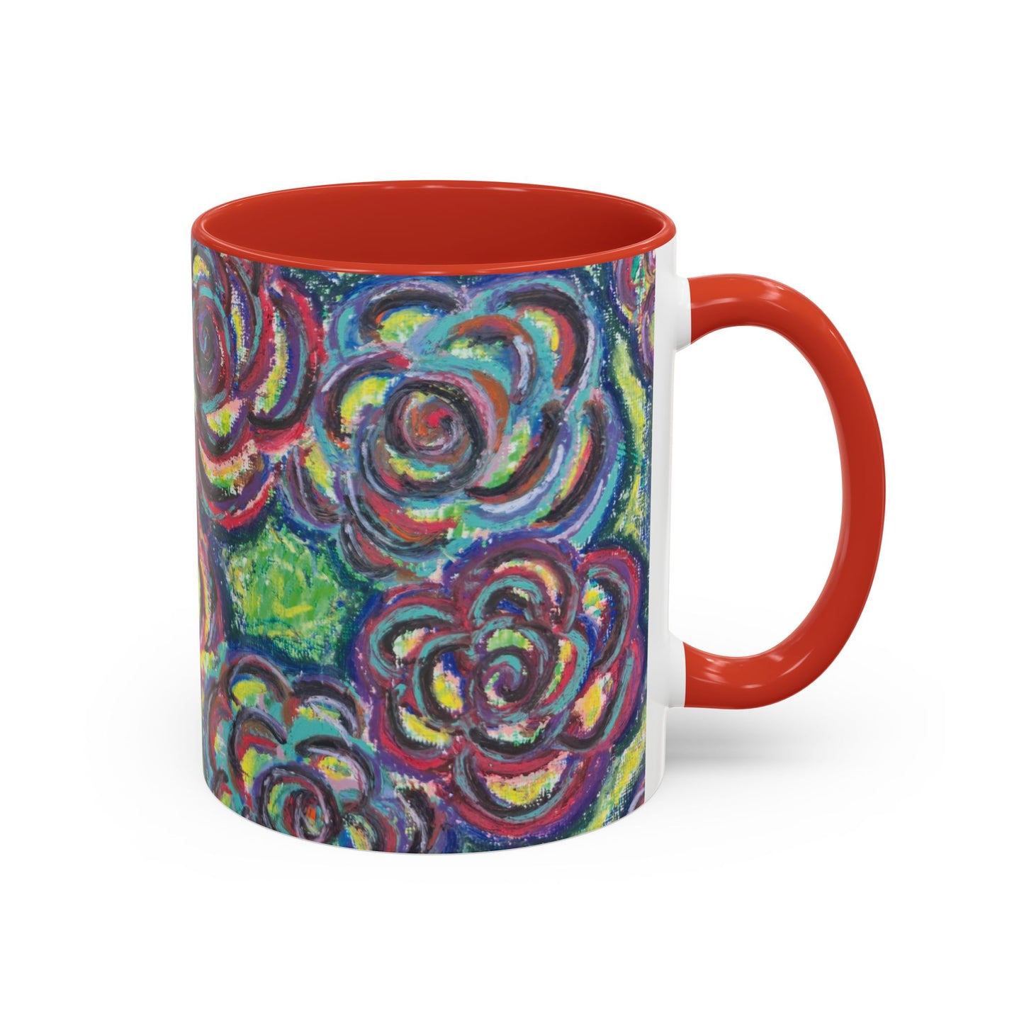 Art Accent Mug - Garden Roses