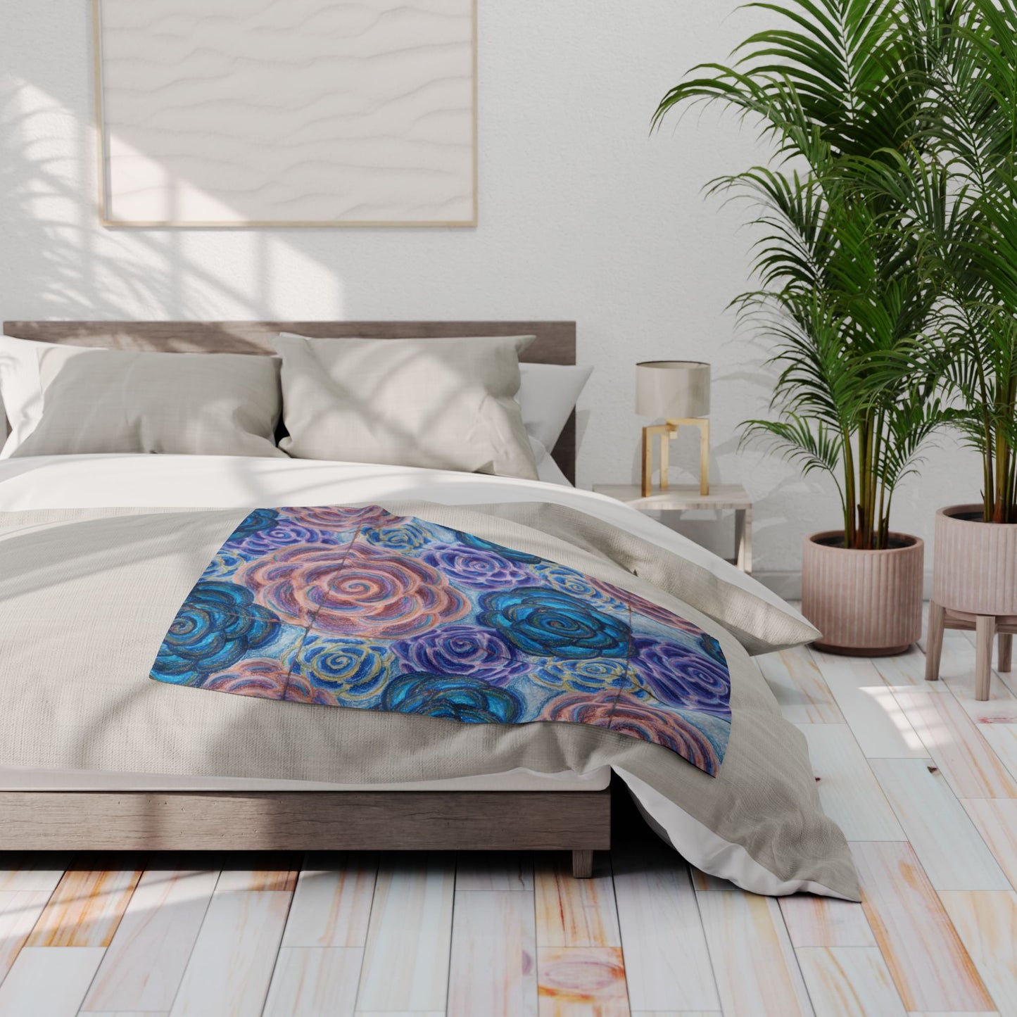 Art Fleece Blanket - Hometown Roses