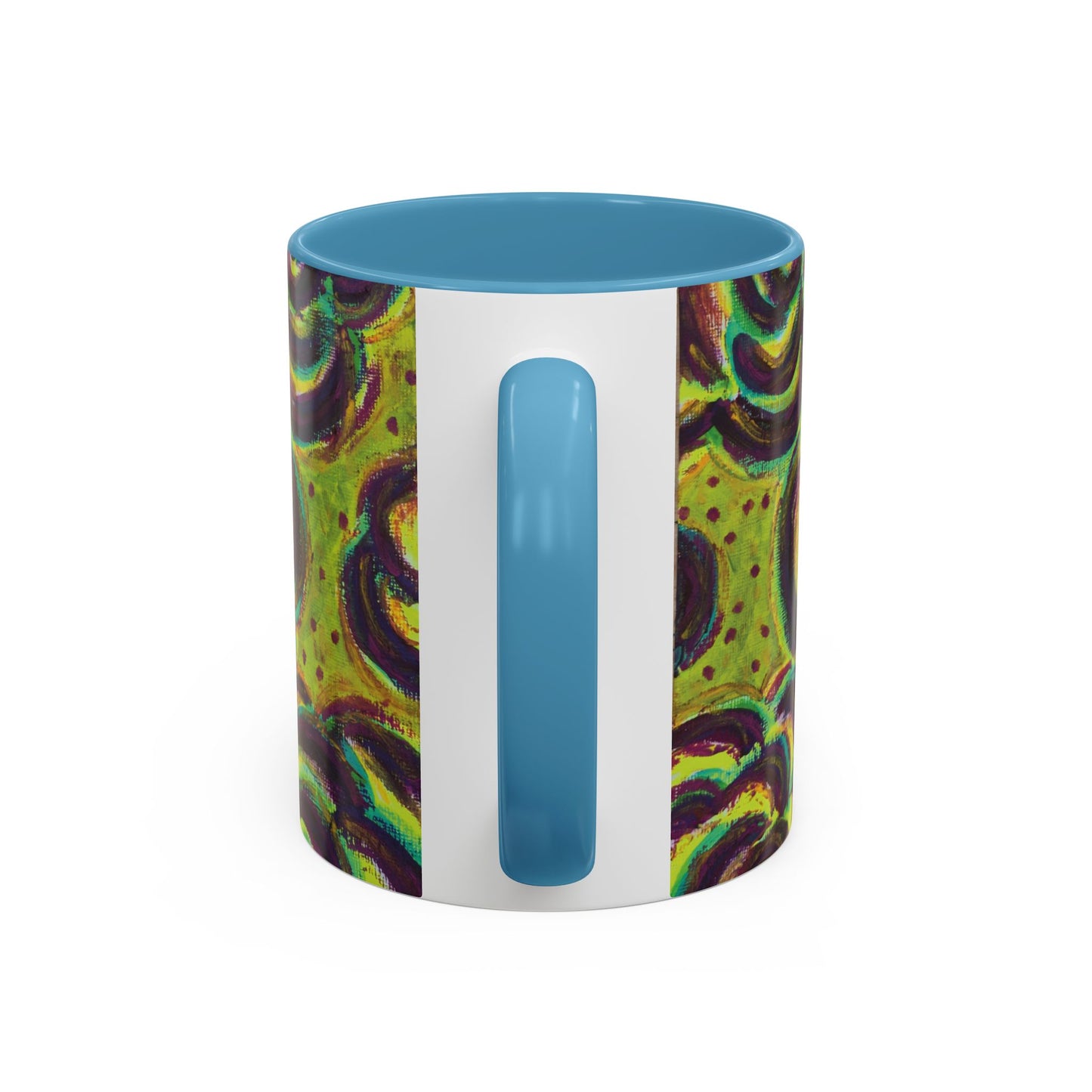 Art Accent Mug -  Peridot Roses