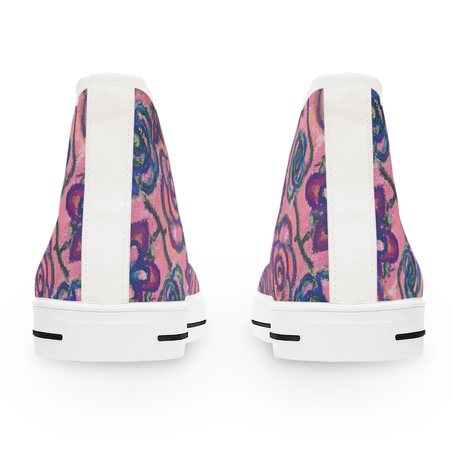 Art High Top Sneakers - Mystical Roses