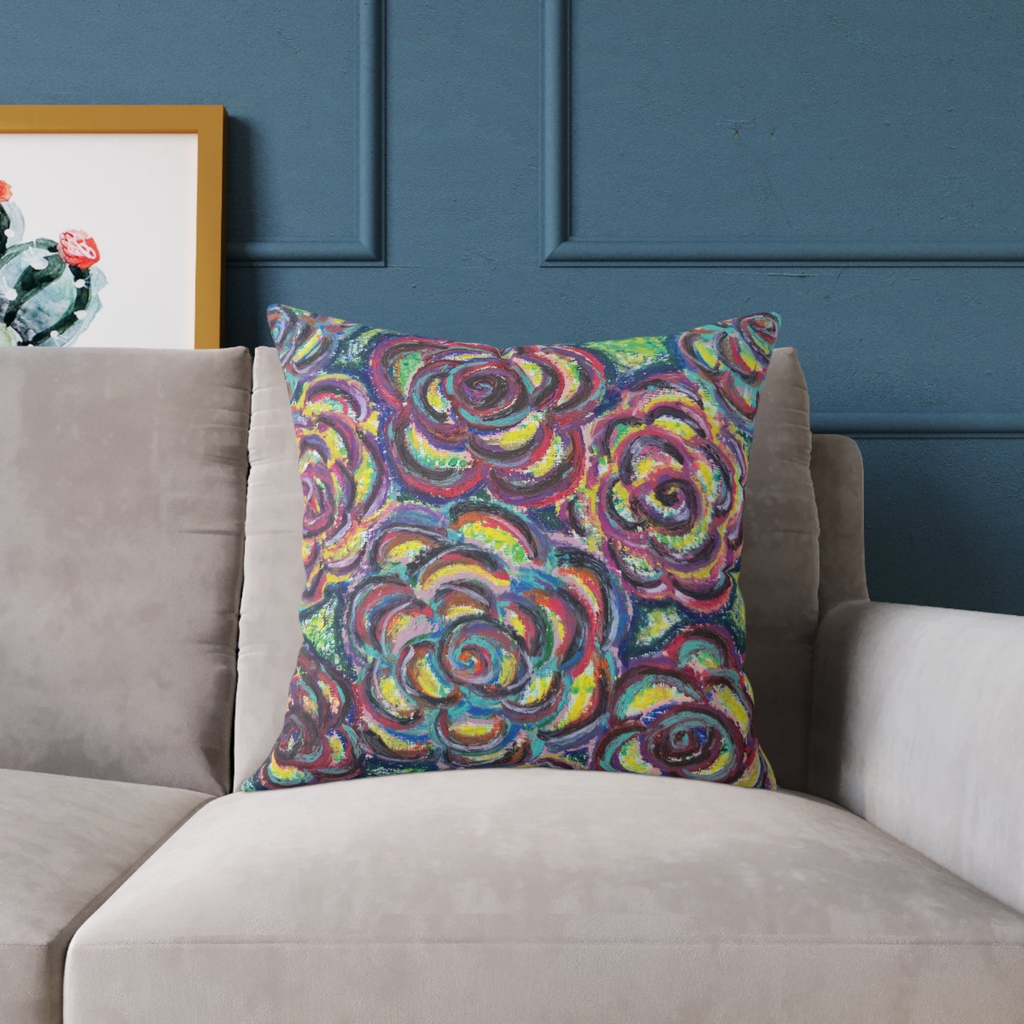 Art Pillow - Garden Roses