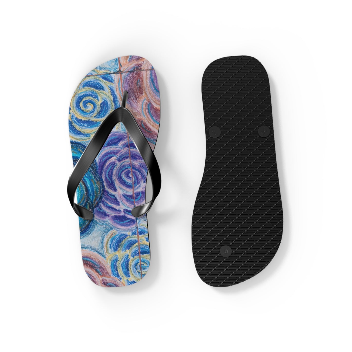 Art Flip Flops - Hometown Roses