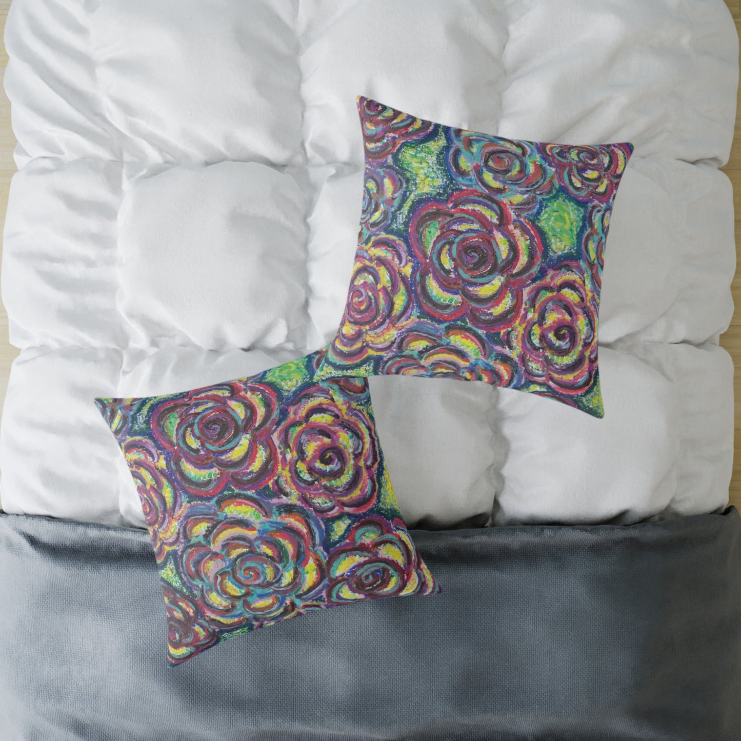 Art Pillow - Garden Roses