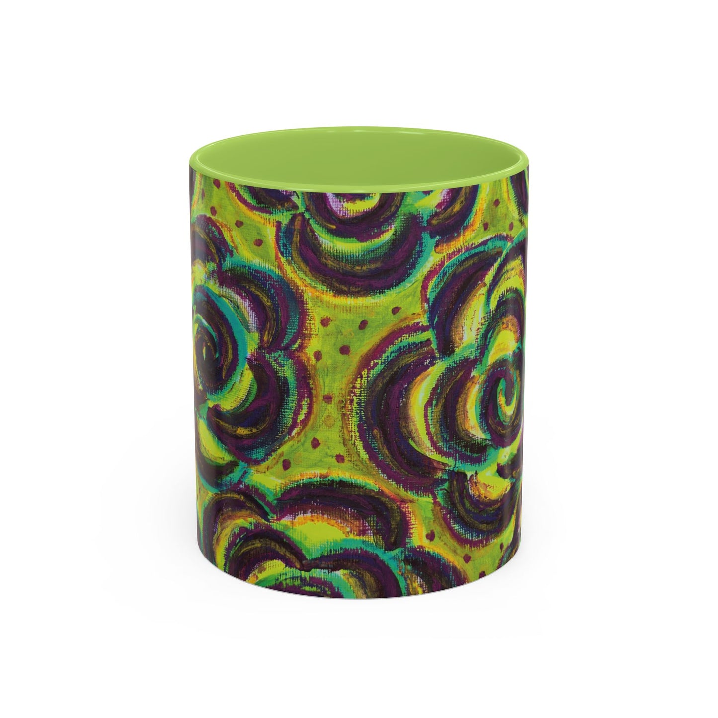 Art Accent Mug -  Peridot Roses