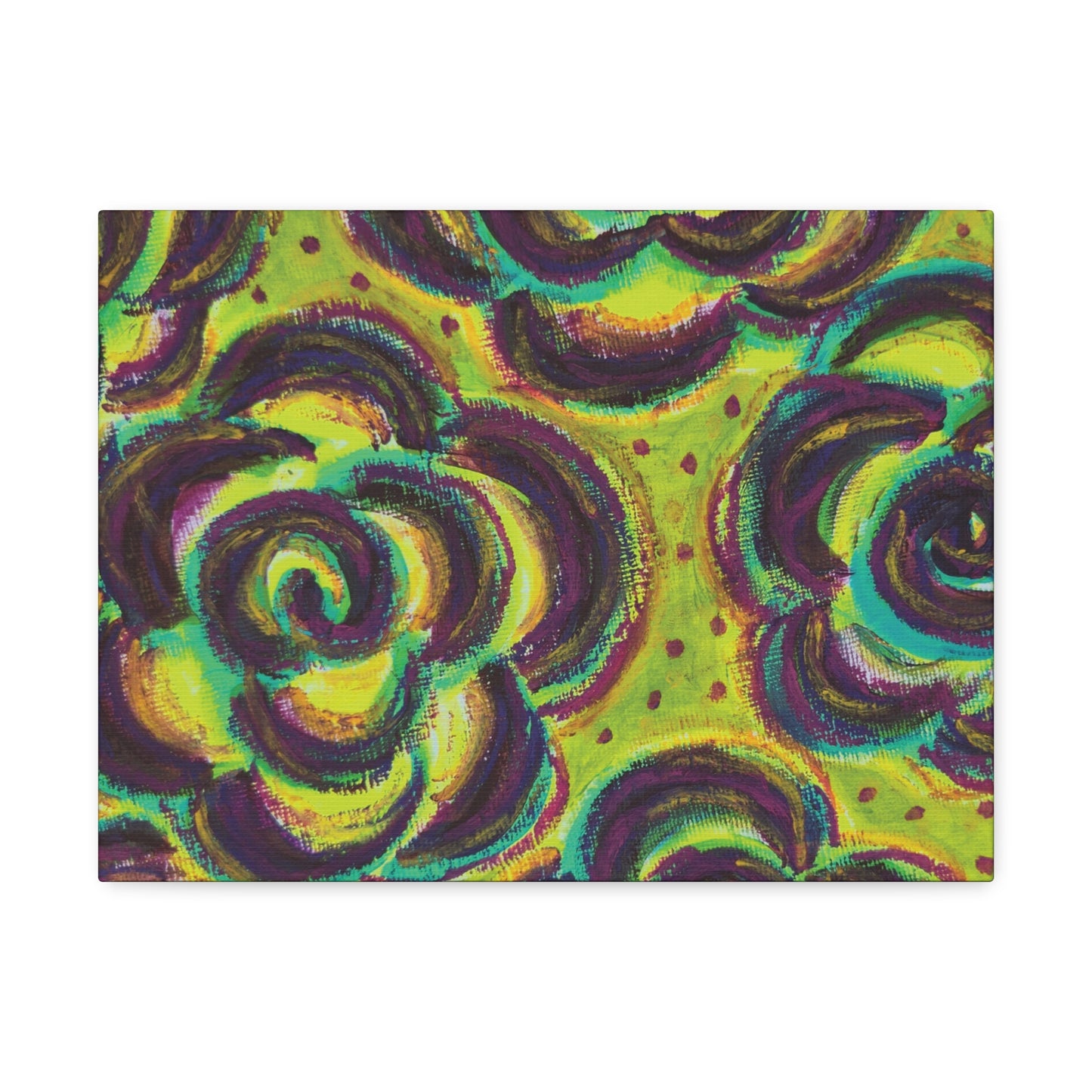Art Canvas - Peridot Roses
