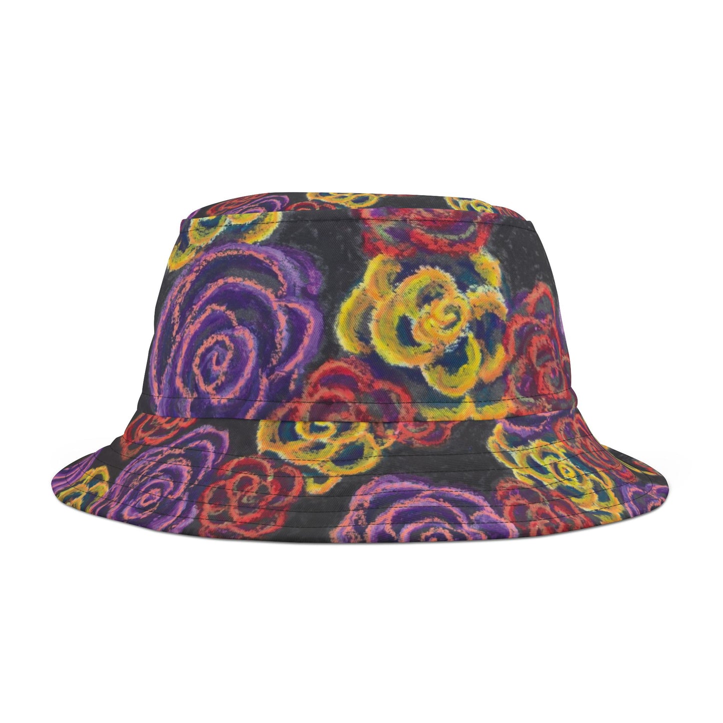 Art Bucket Hat - Midnight Roses